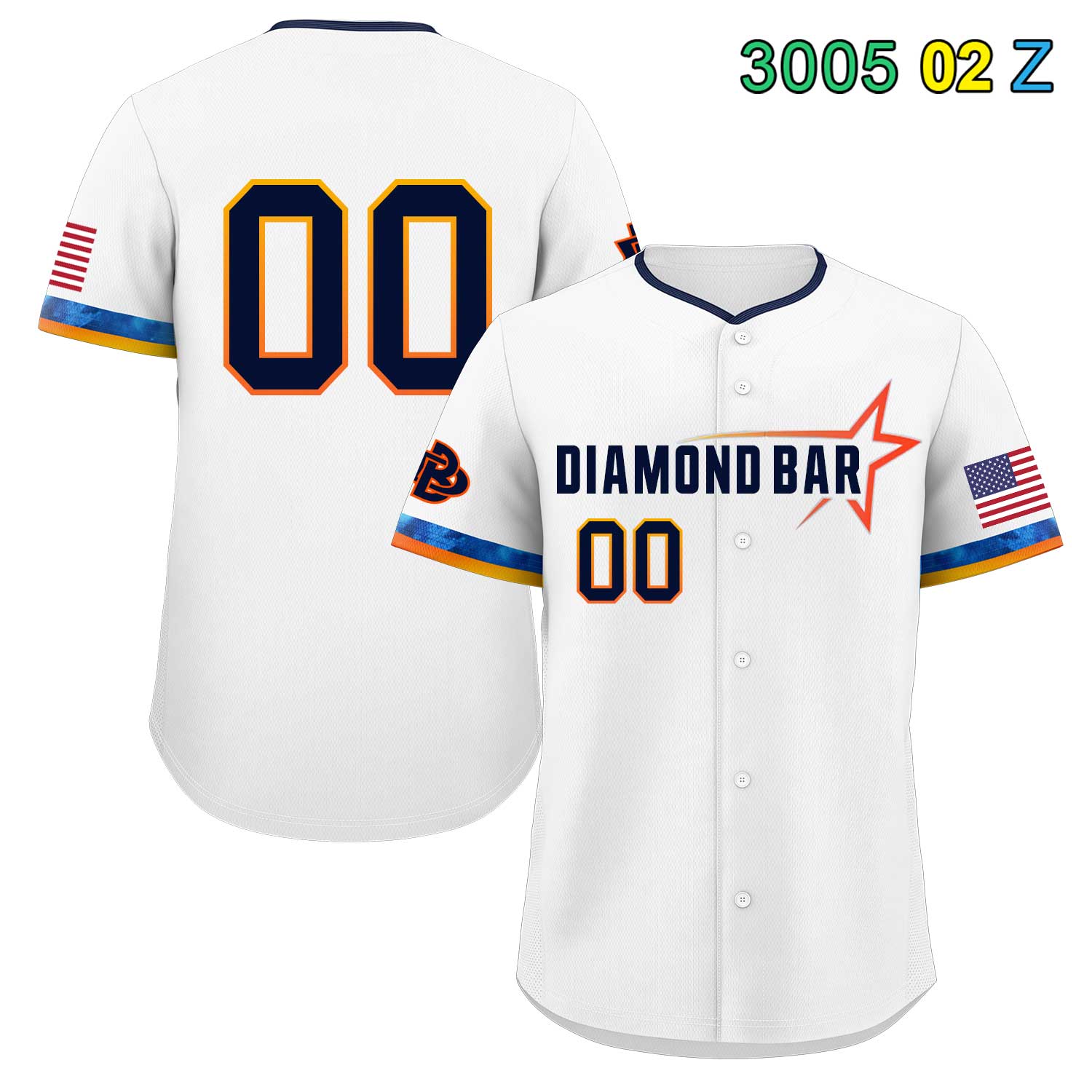 Diamond Bar Team Baseball Jersey