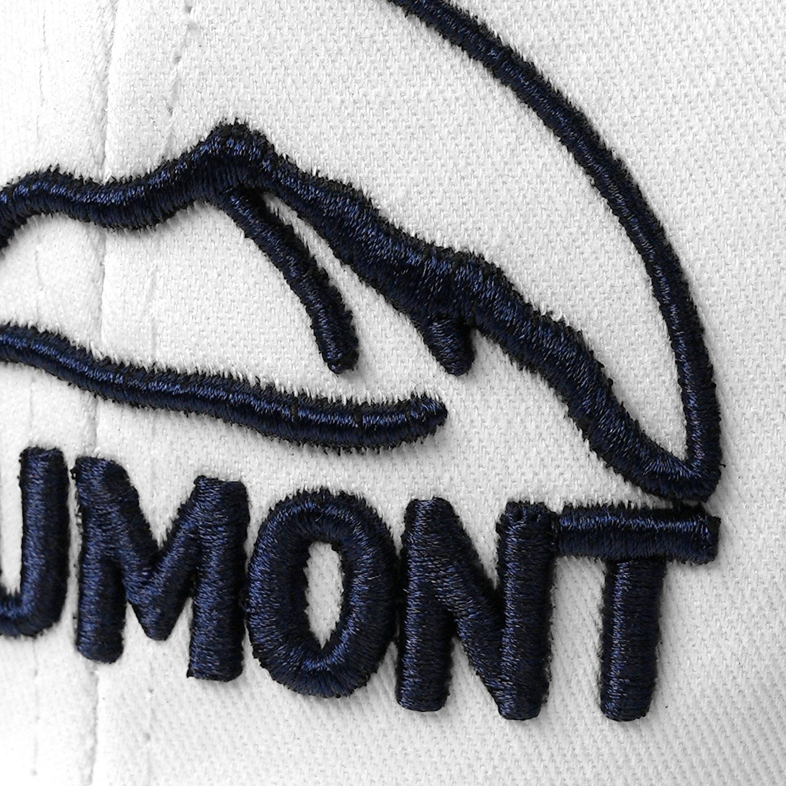 Custom White 3D Puff Embroidery Flat Embroidery Flat Eaves Sport Baseball Cap Design for Men/Women/Youth-White2