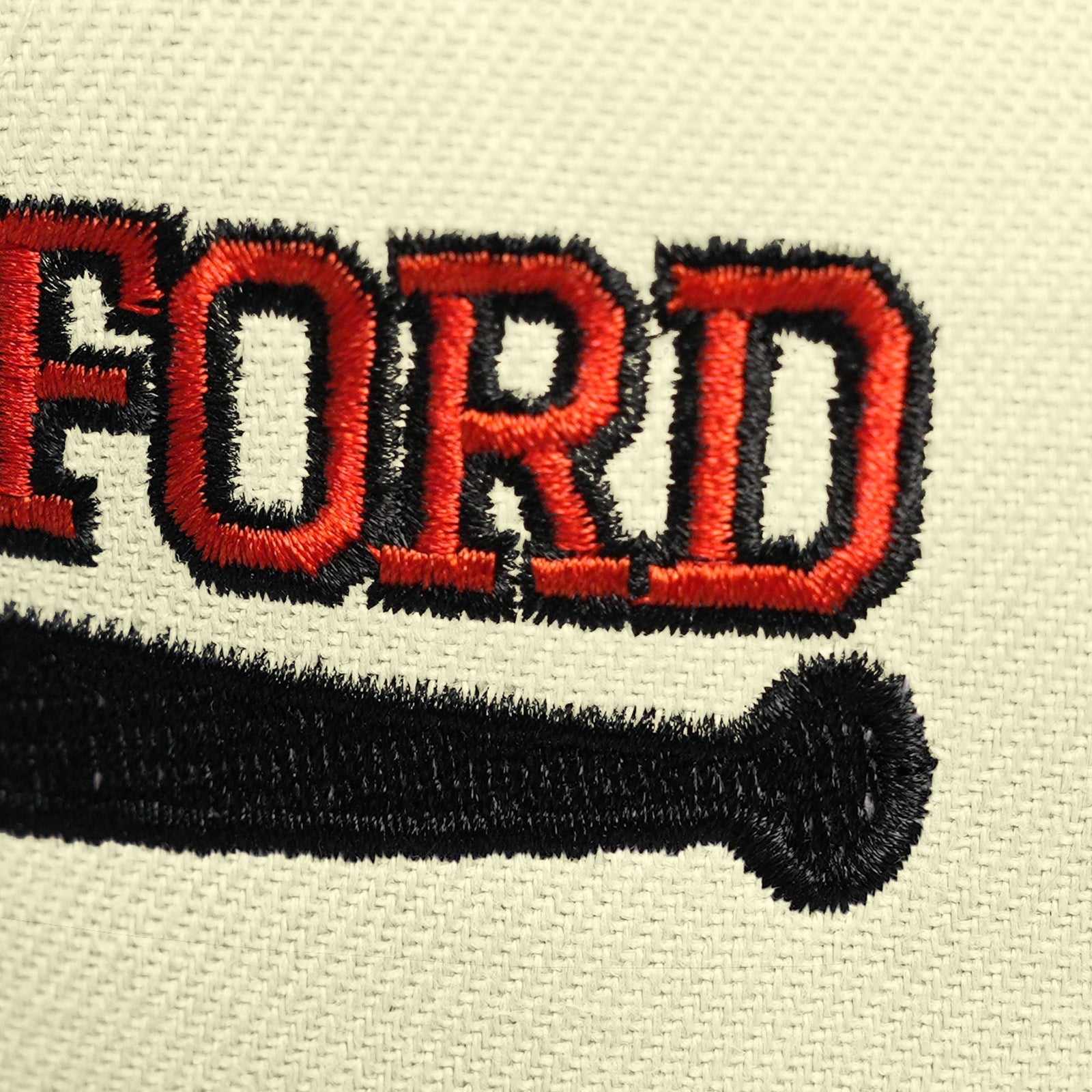 Custom White 3D Puff Embroidery Flat Embroidery Flat Eaves Sport Baseball Cap Design for Men/Women/Youth-Cream2