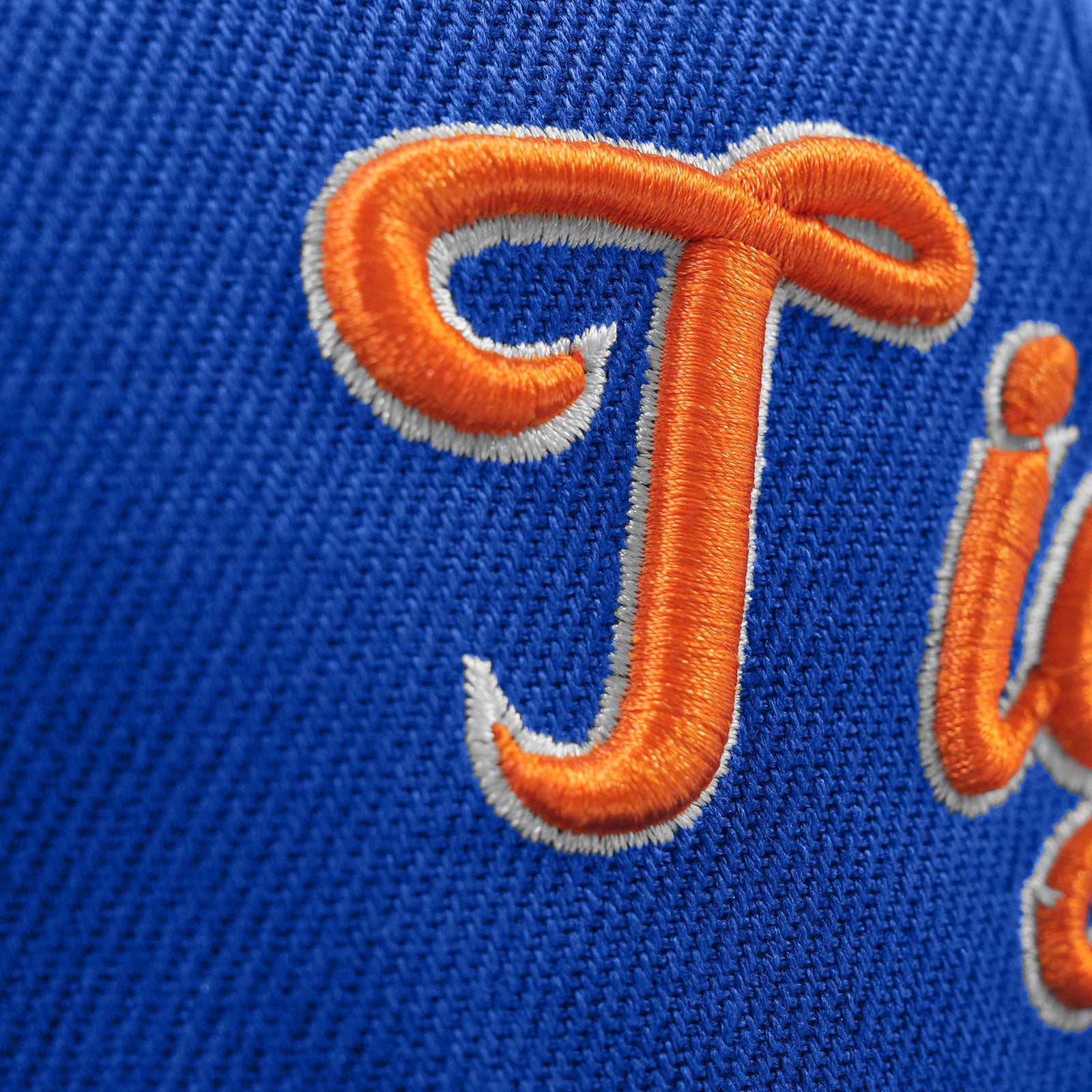 Custom White 3D Puff Embroidery Flat Embroidery Flat Eaves Sport Baseball Cap Design for Men/Women/Youth-Blue