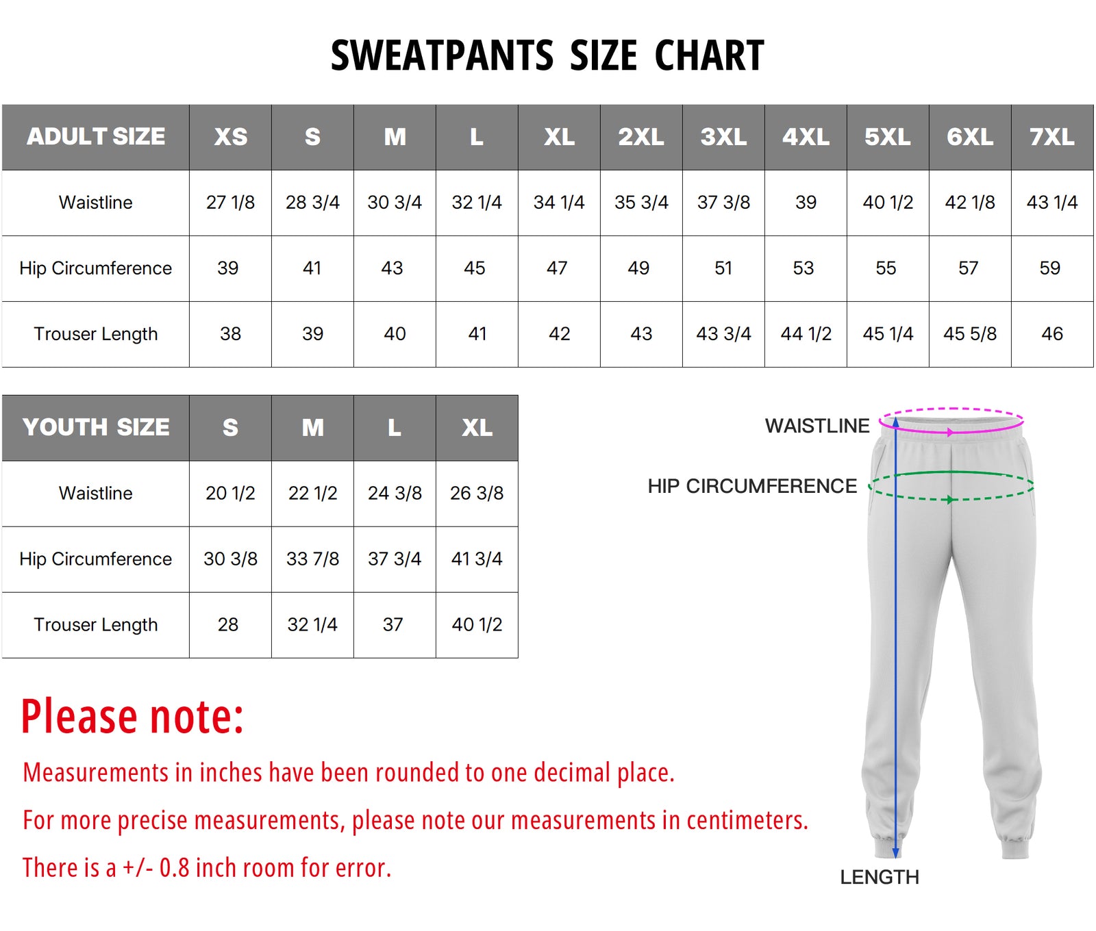 Fans-Made | Custom Black Sweat pants – Available for Reorder