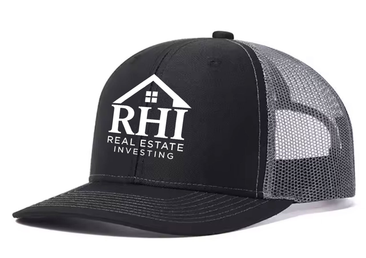 Fans-Made | 3D Puff Embroidery Flat Embroidery Black Gray Trucker Hat – Available for Reorder