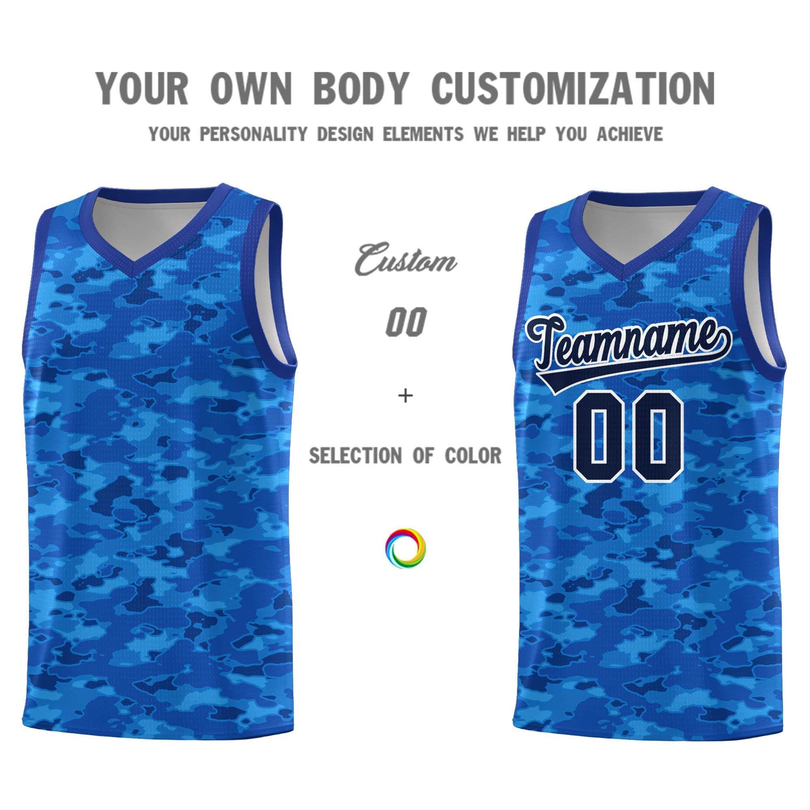 Custom Personalized Camo Sets Sports Uniform Basketball Jersey