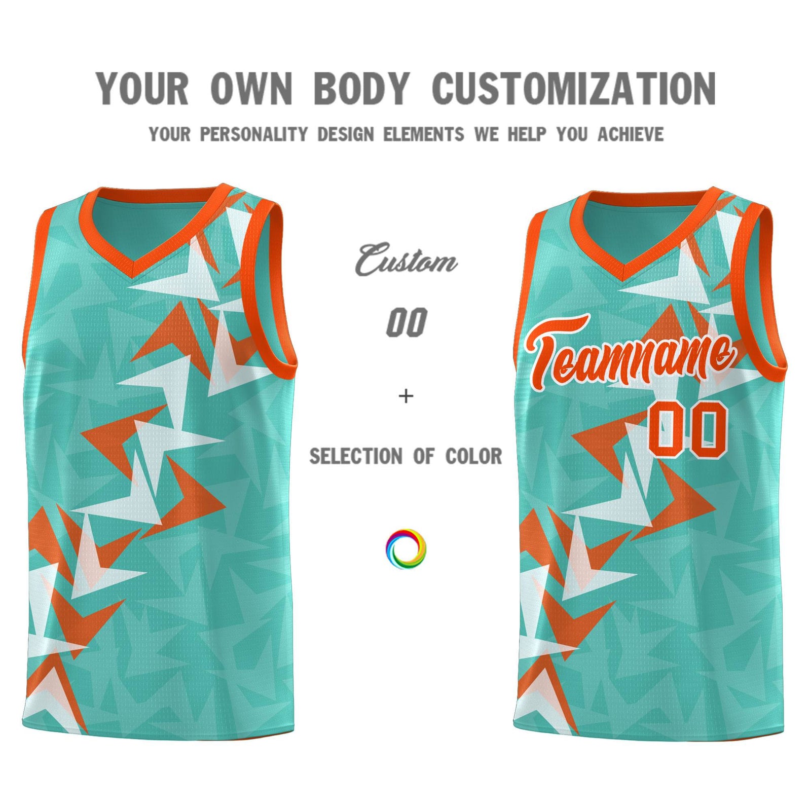 Custom Bright Green Boomerang Pattern Sets Basketball Jersey