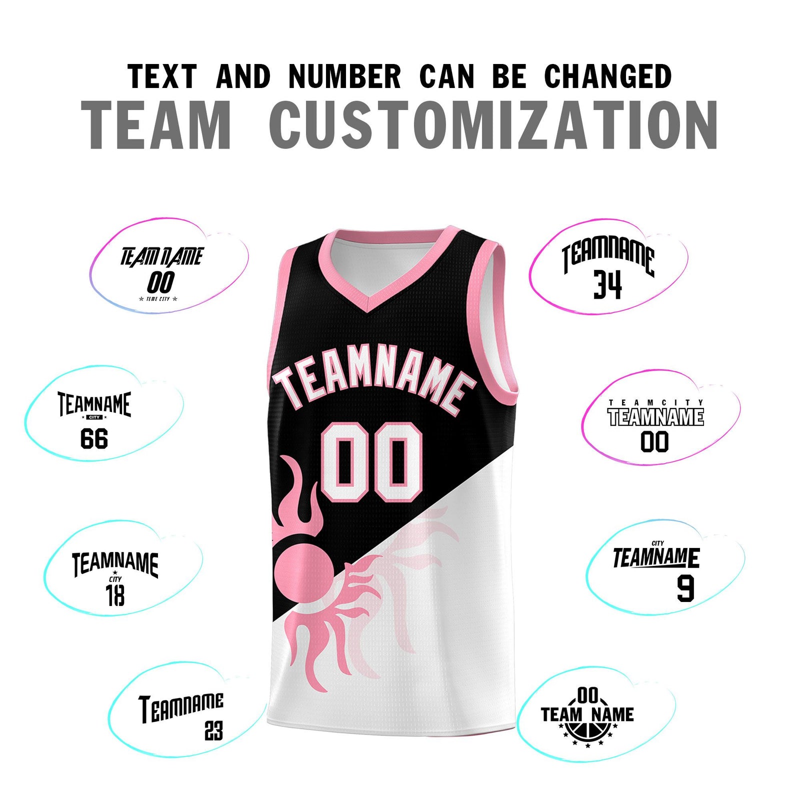 Custom Youth Basketball Jerseys - Black White Sunburst Design Two Tone Uniforms