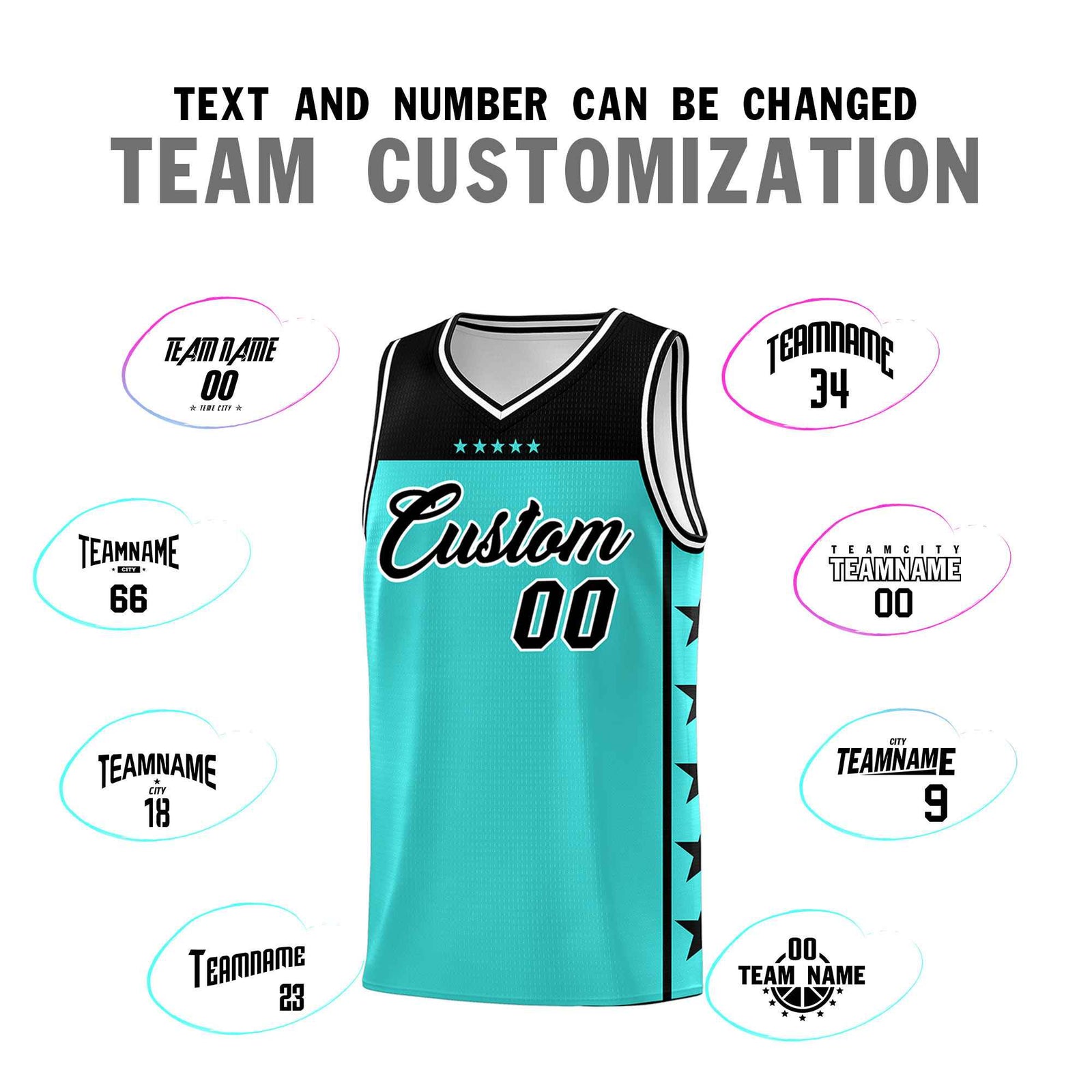 Custom Bright Green Black Color Block Sets Sports Uniform Basketball Jersey