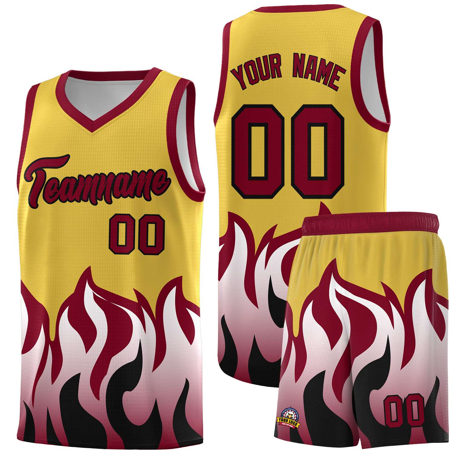 Custom Purple Crimson Hem Flame Pattern Fashion Sports Uniform Basketball jersey