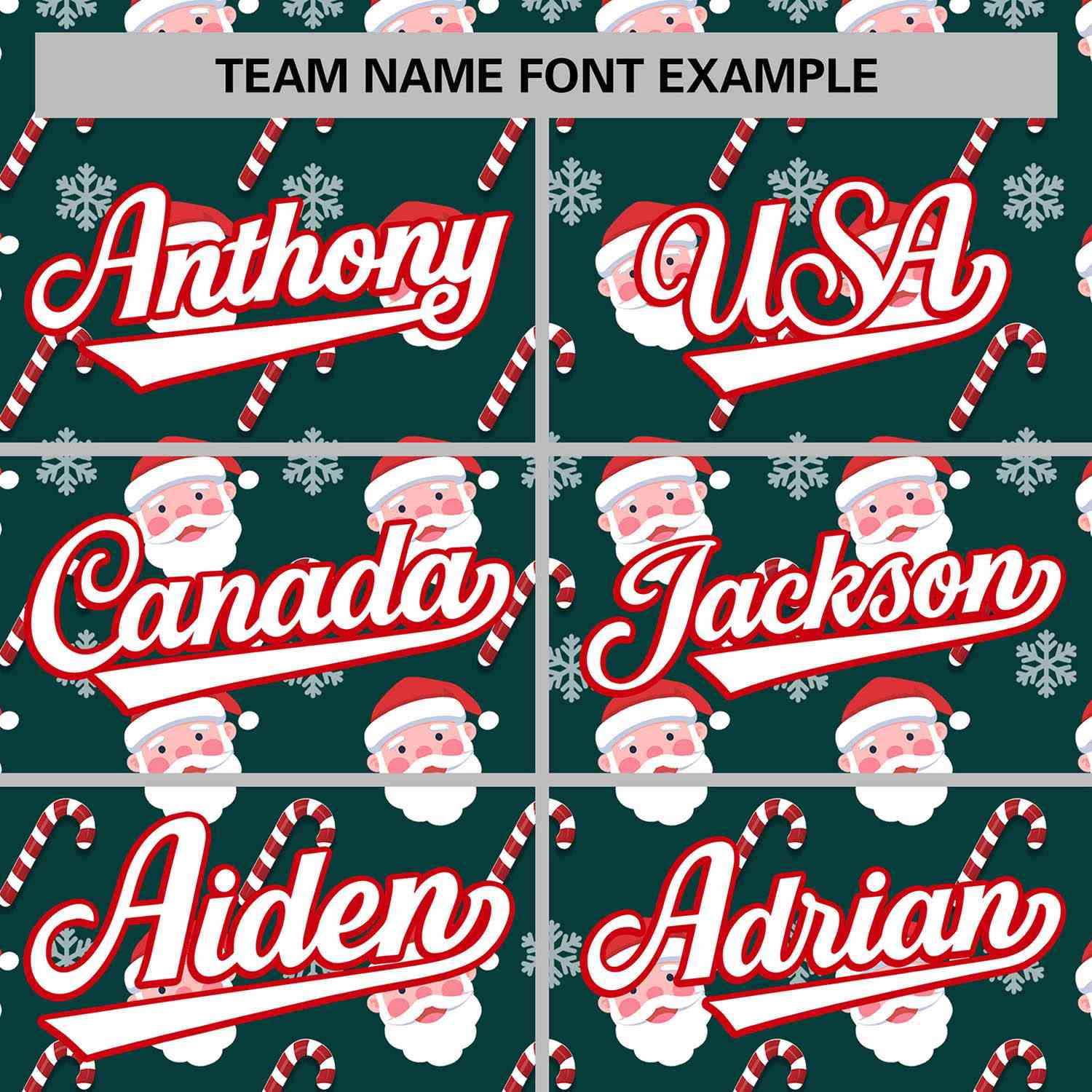 Custom Green White-Red Christmas Graffiti Pattern Authentic Baseball Jersey