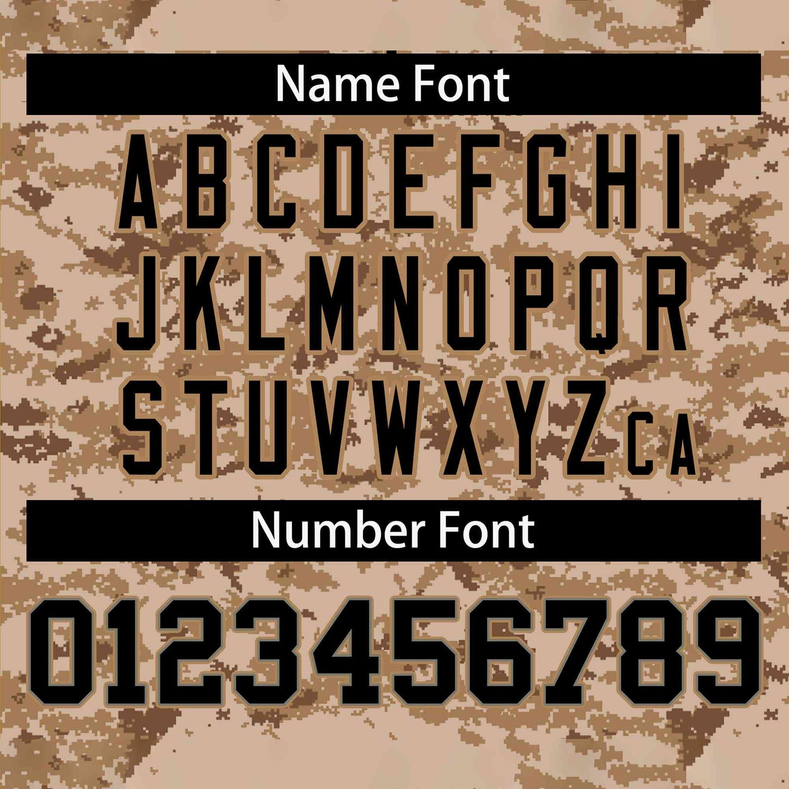 Custom Camo Black Old-Gold Authentic Baseball Jersey