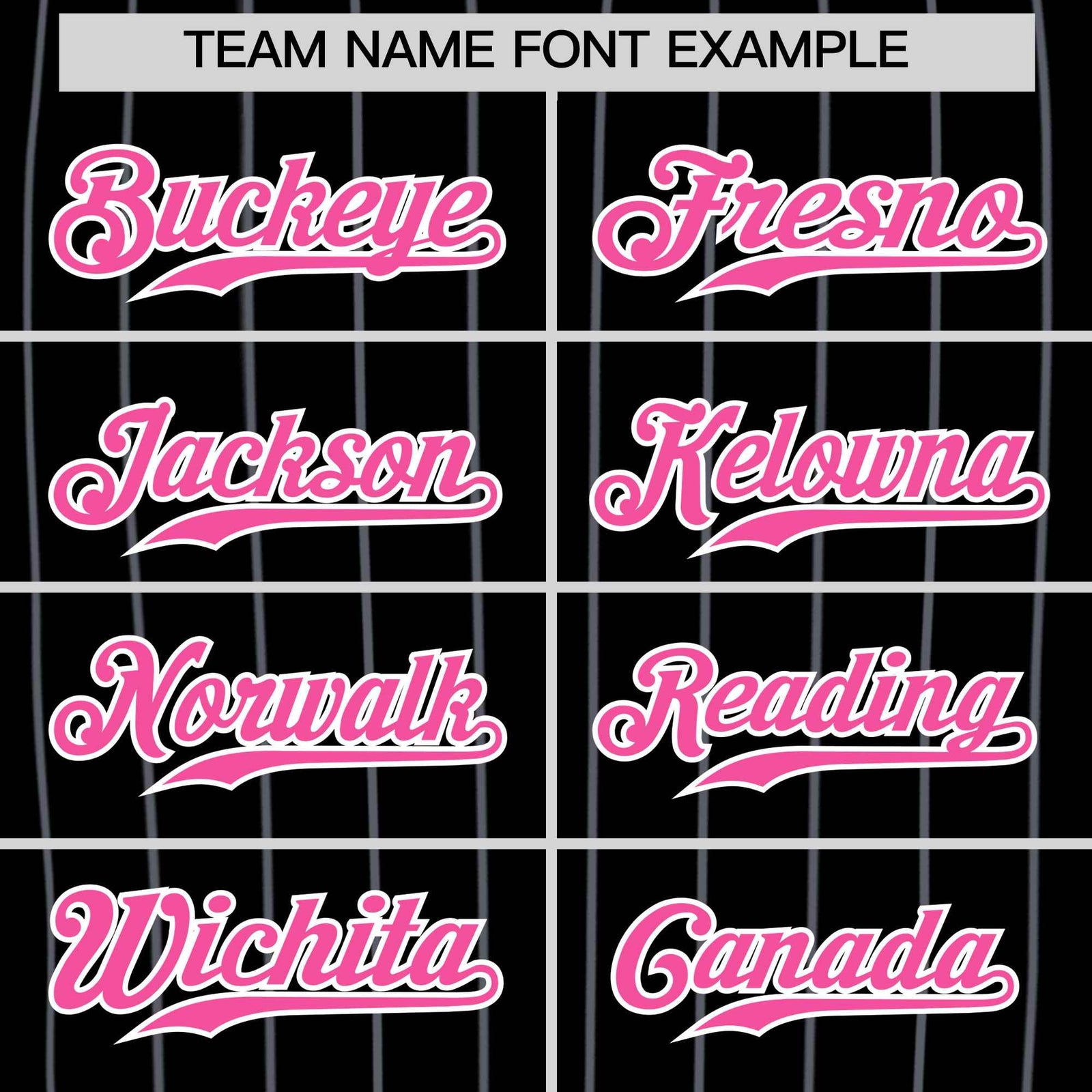 Custom Black Pink Pinstripe Authentic Baseball Jersey