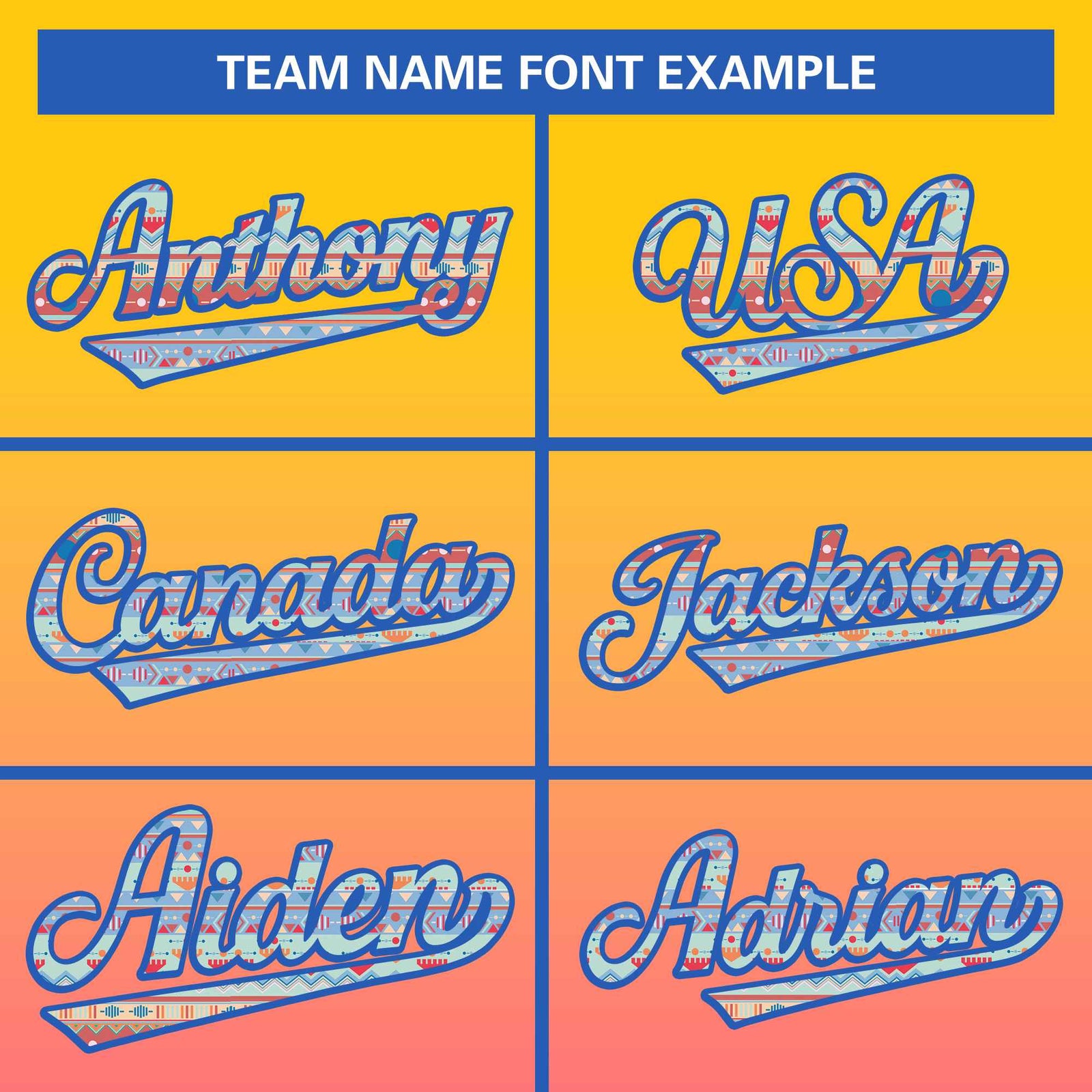 Custom Gradient Fashion Baseball Jersey Personalized Ethnic Pattern Name Number for Men Women Youth