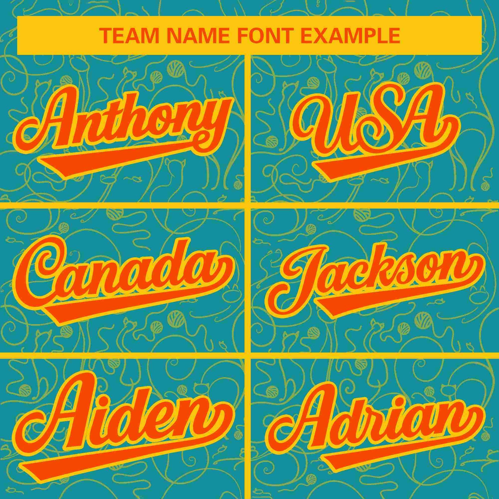 Custom Aqua Gold Line Art Graffiti Pattern Design Authentic Baseball Jersey