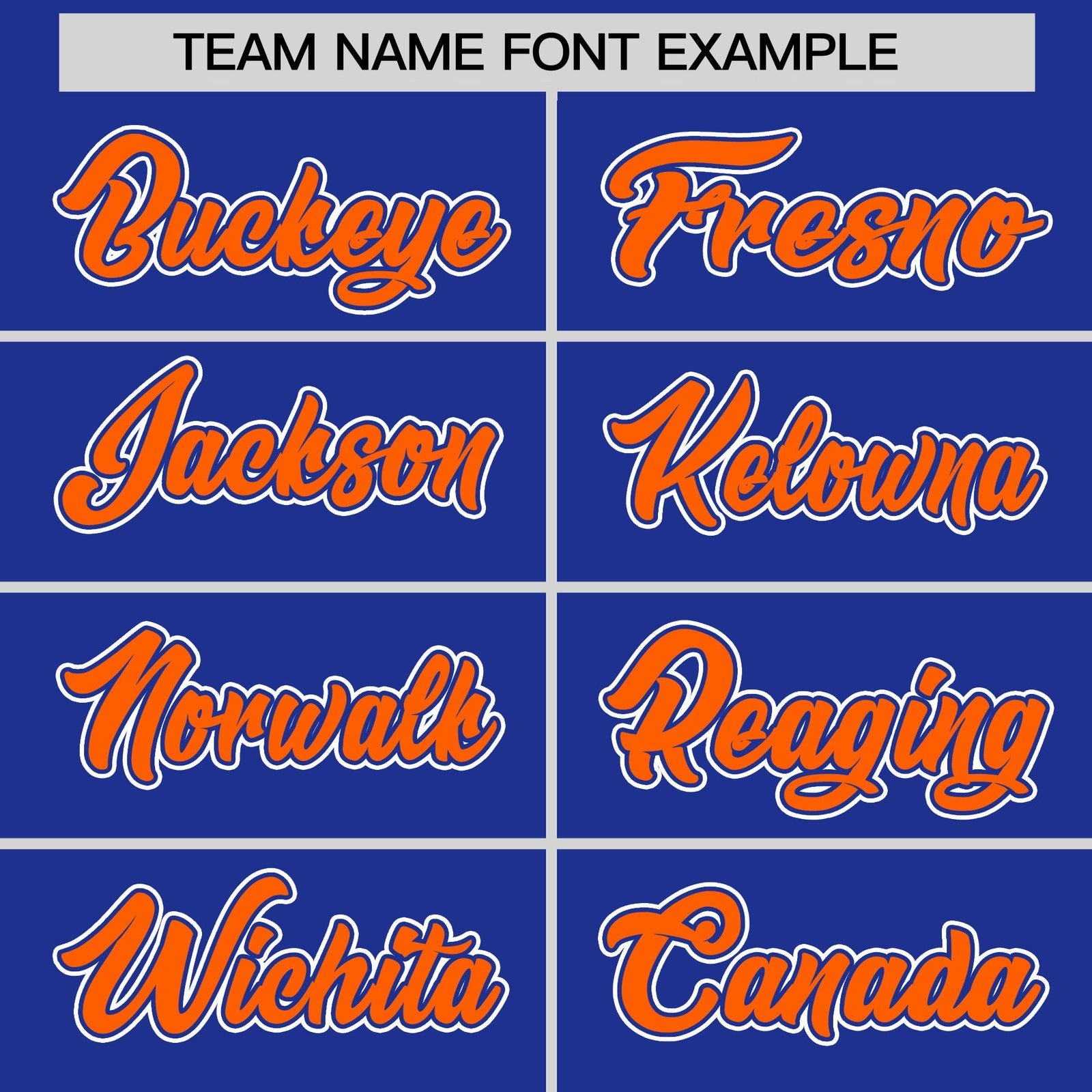 Custom Hockey Hoodie Jersey Royal Blue Orange Raglan Sleeves Lace-Up Neck Personal Name & Number & Logo