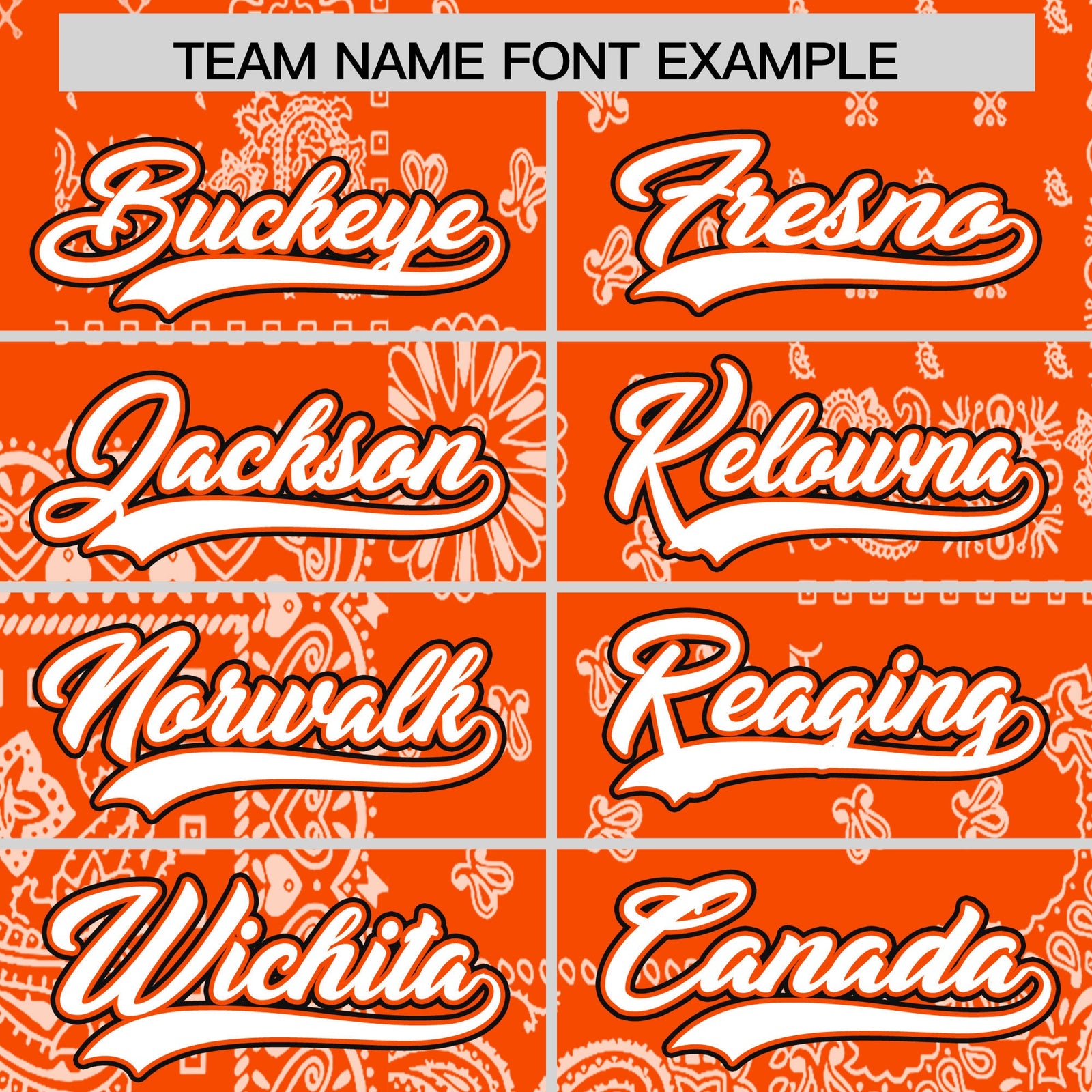 Custom Black Orange White Cashew Flower Graffiti Pattern V-Neck Hockey Jersey| KXKSHOP