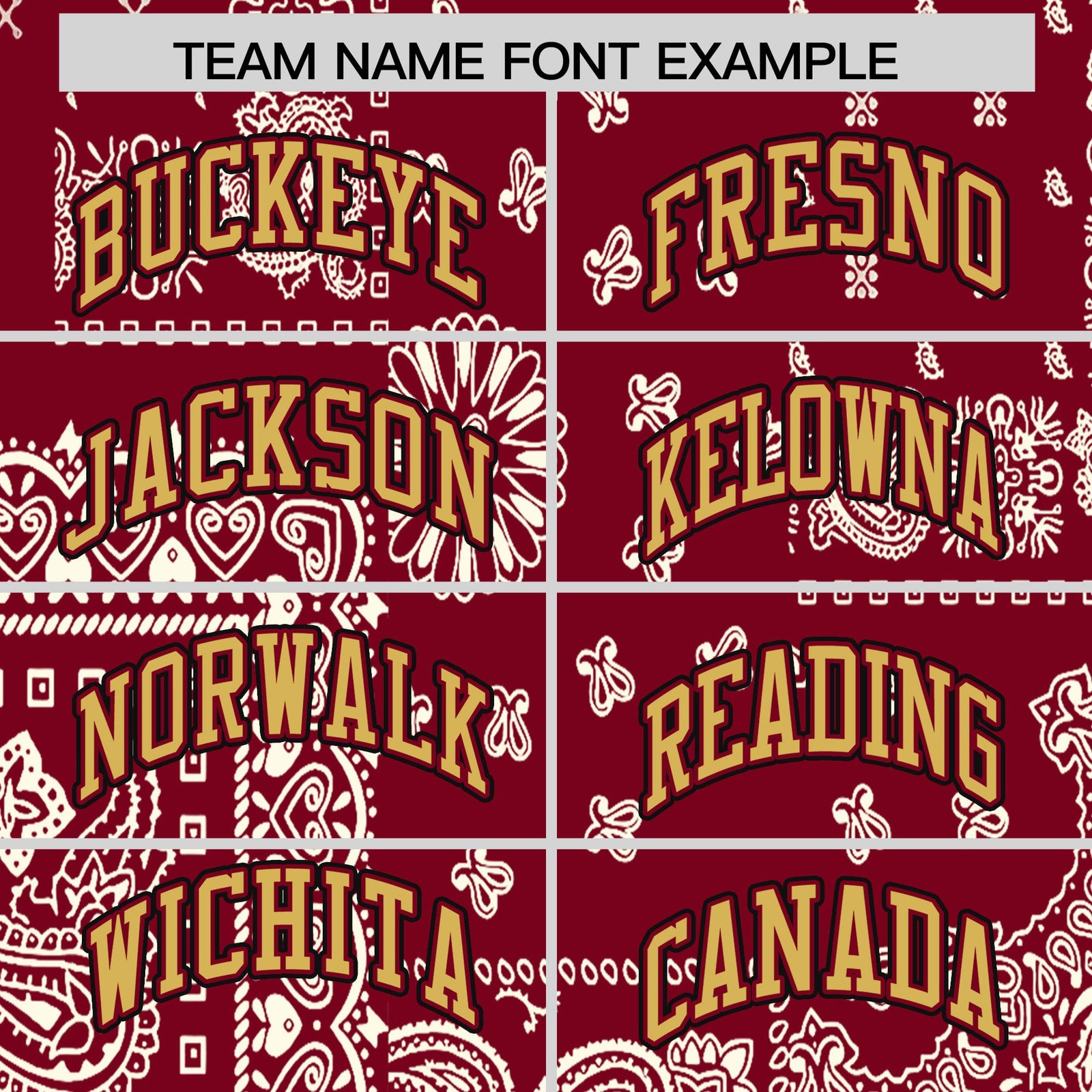 Custom Old Gold Crimson Cream Cashew Flower Graffiti Pattern V-Neck Hockey Jersey| KXKSHOP