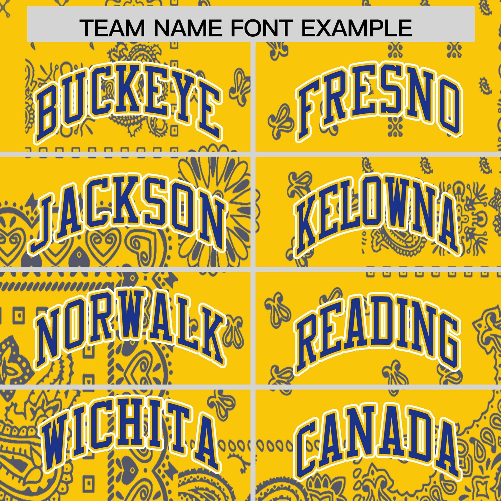 Custom Royal Gold White Cashew Flower Graffiti Pattern V-Neck Hockey Jersey| KXKSHOP