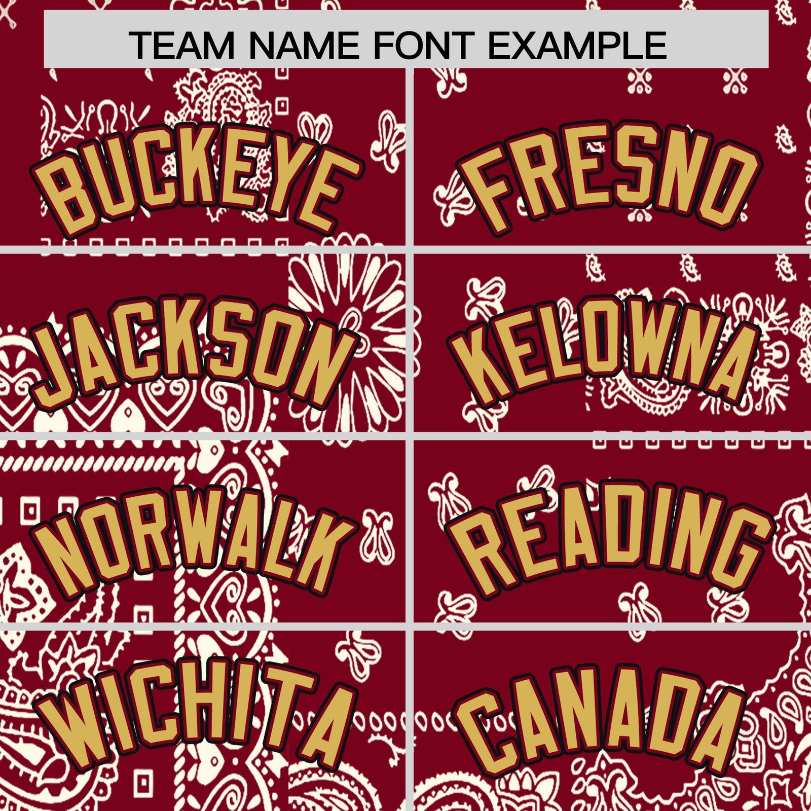 Custom Old Gold Crimson Cream Cashew Flower Graffiti Pattern V-Neck Hockey Jersey| KXKSHOP