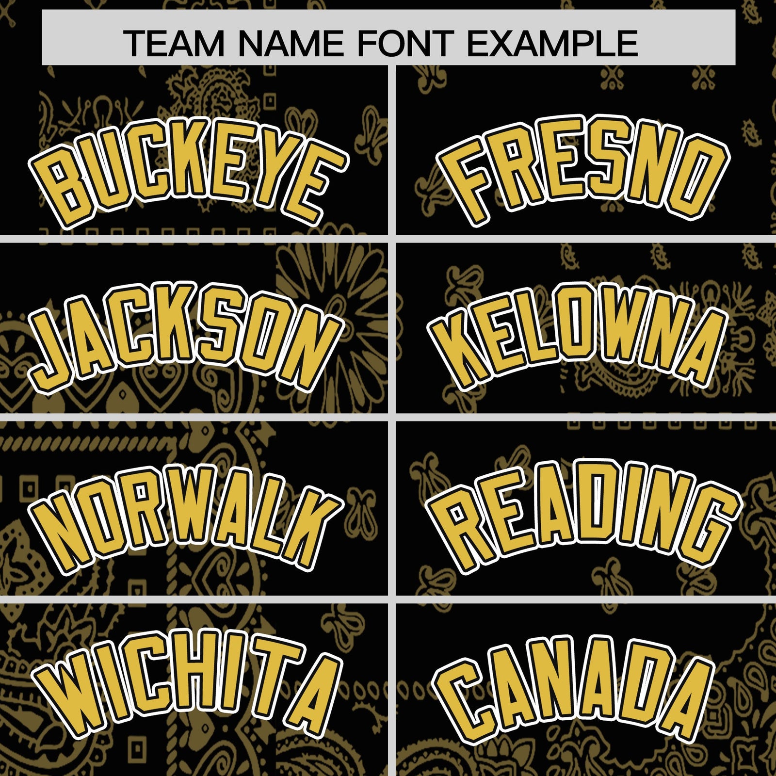 Custom Old Gold Black White Cashew Flower Graffiti Pattern V-Neck Hockey Jersey| KXKSHOP