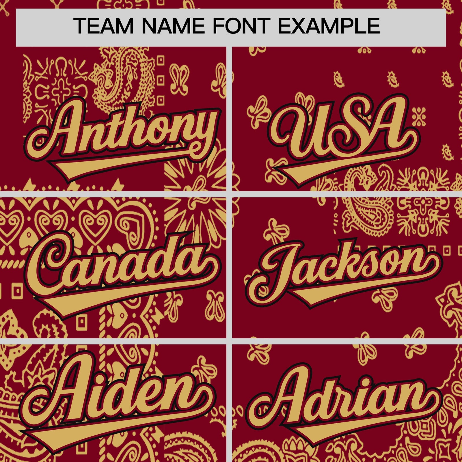 Custom Old Gold Crimson Black Cashew Flower Graffiti Pattern V-Neck Hockey Jersey| KXKSHOP