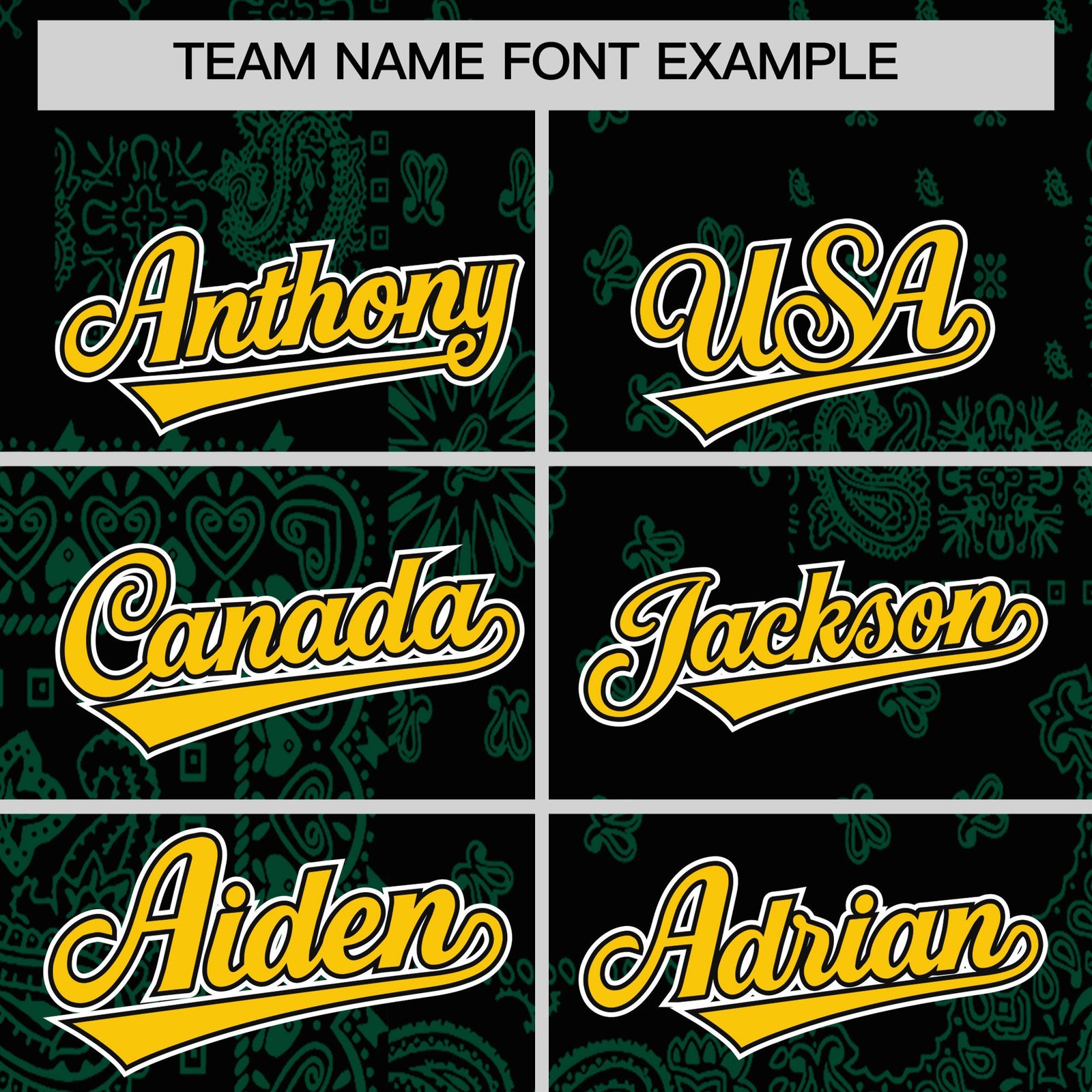 Custom Kelly Green Black White Cashew Flower Graffiti Pattern V-Neck Hockey Jersey| KXKSHOP