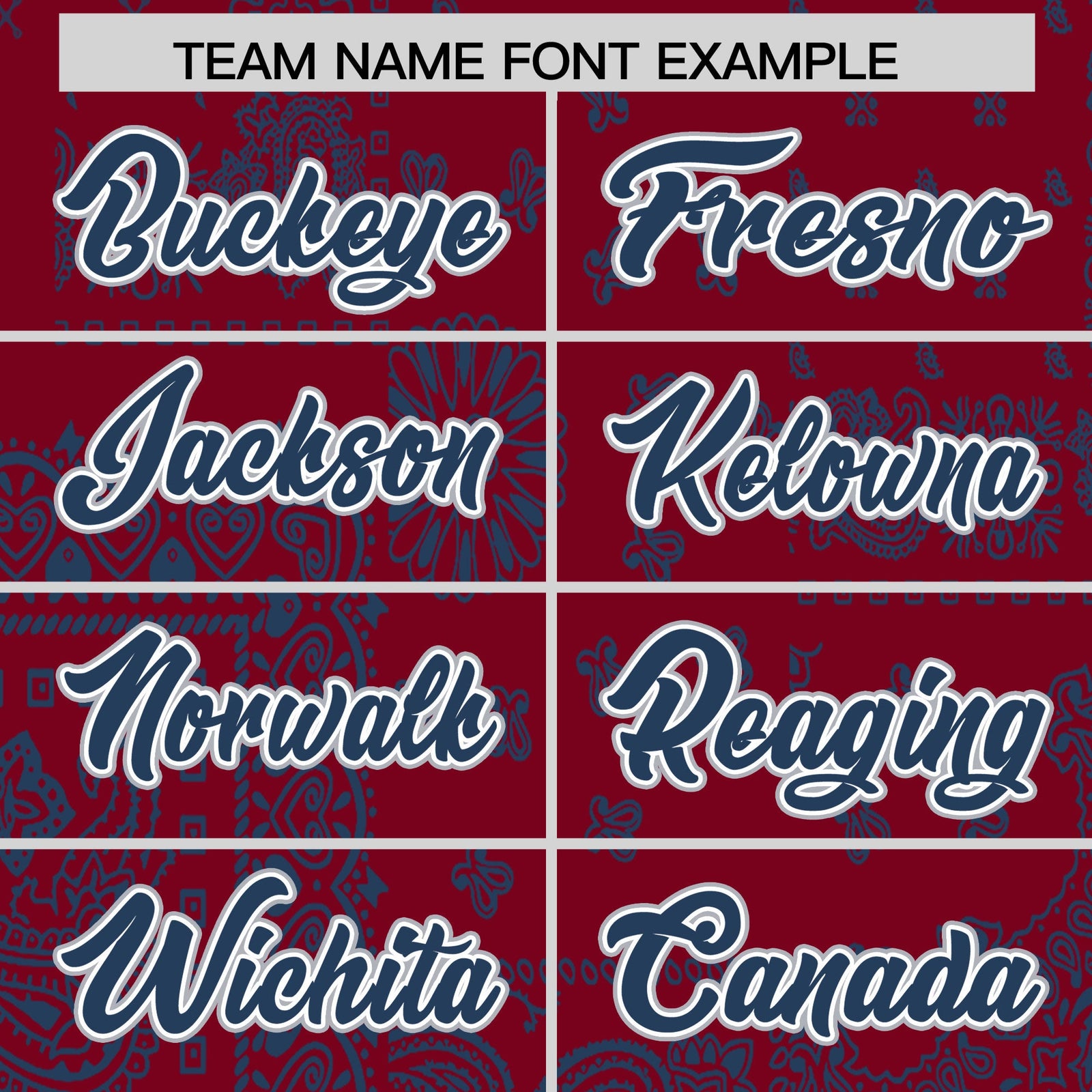 Custom Midnight Blue Crimson White Cashew Flower Graffiti Pattern V-Neck Hockey Jersey| KXKSHOP