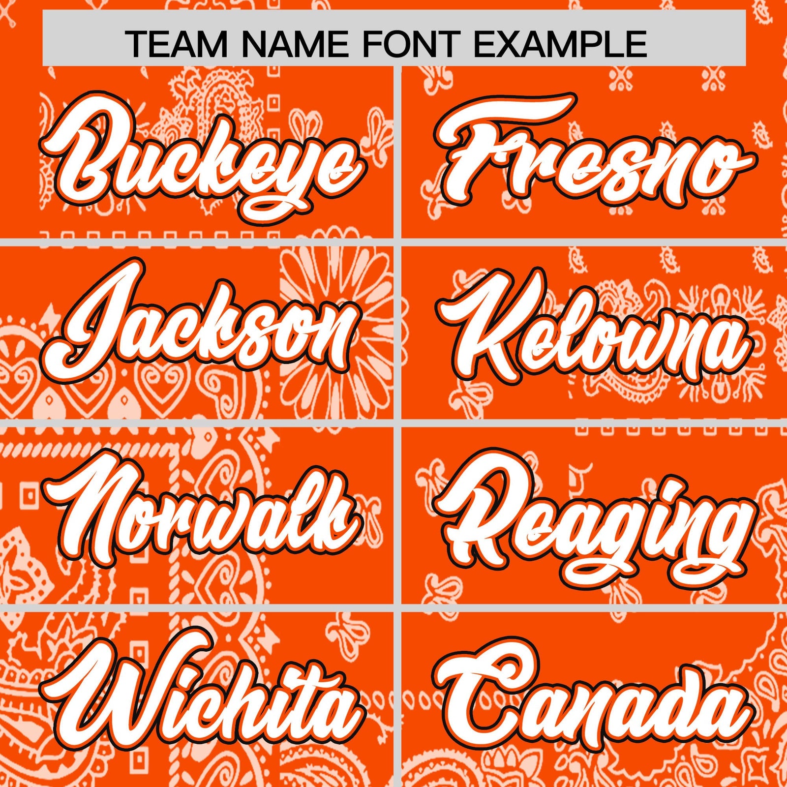 Custom Black Orange White Cashew Flower Graffiti Pattern V-Neck Hockey Jersey| KXKSHOP