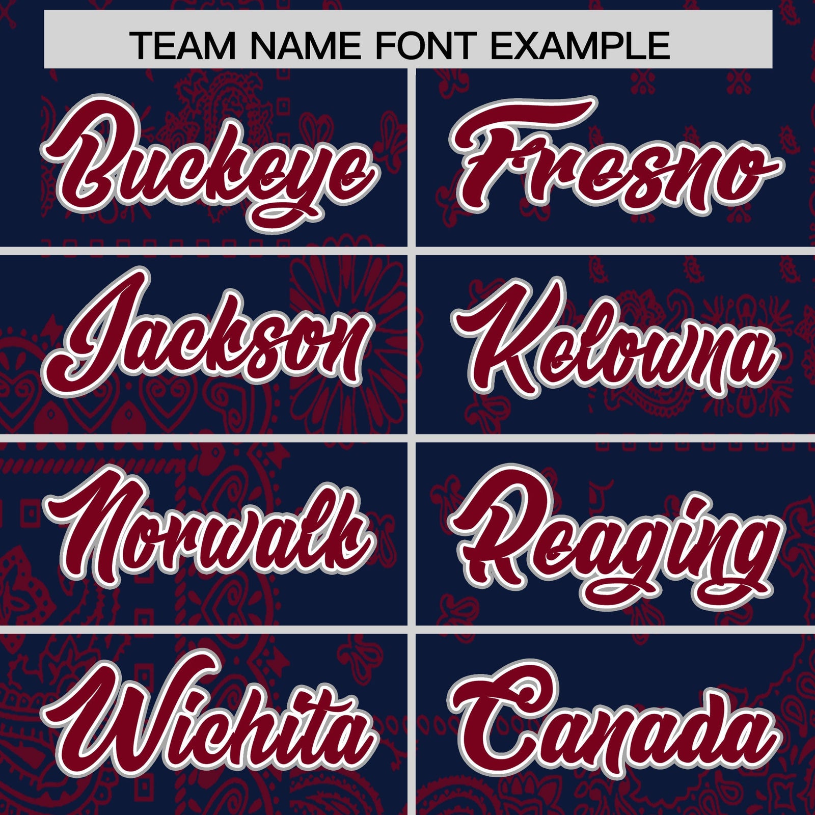 Custom Crimson Navy White Cashew Flower Graffiti Pattern V-Neck Hockey Jersey| KXKSHOP