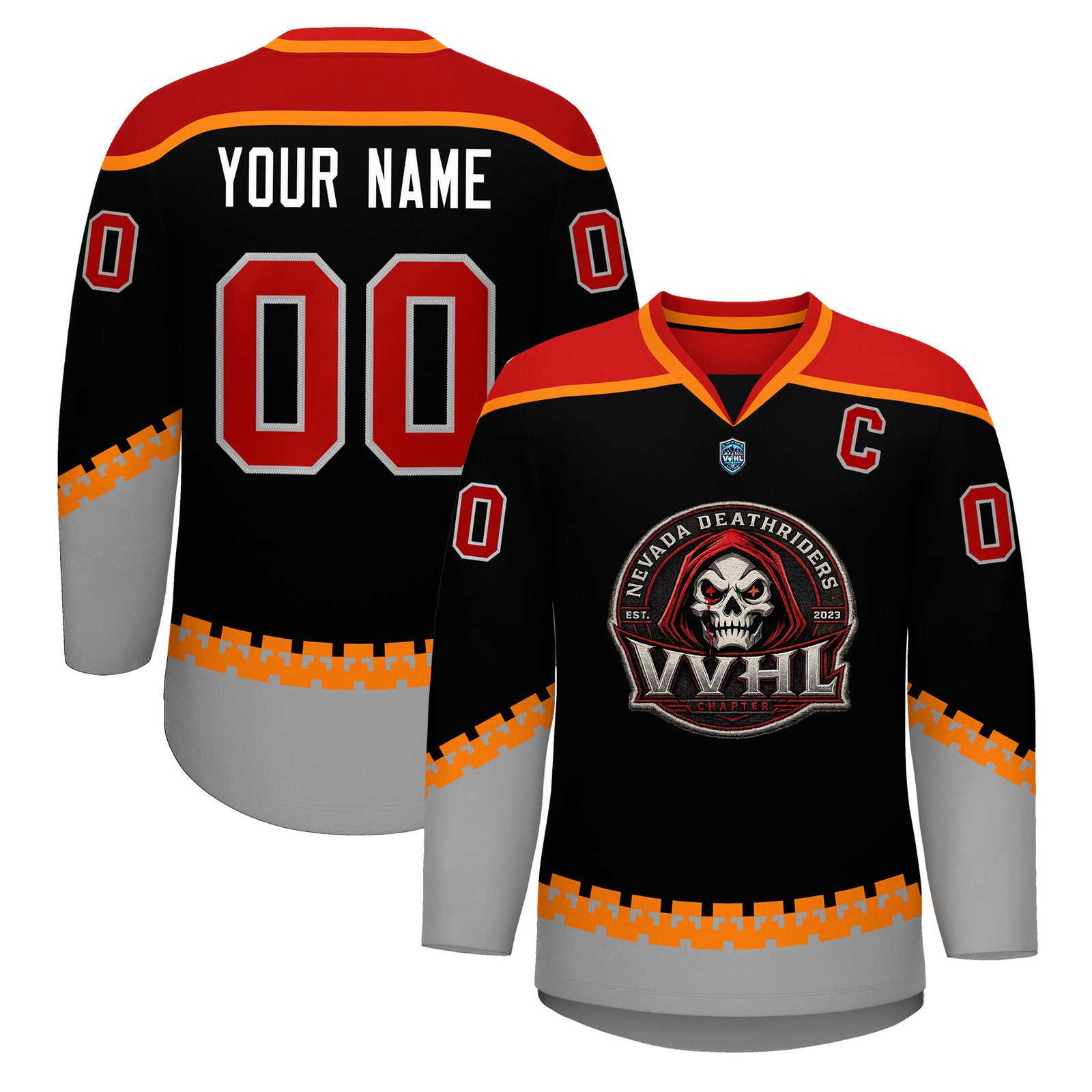 VVHL S10 NEVADA DEATHRIDERS Hockey Jersey