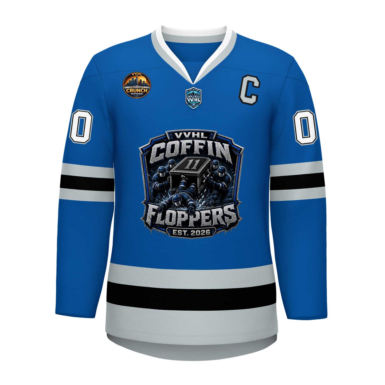 VVHL S11 Coffin Floppers Hockey Jersey