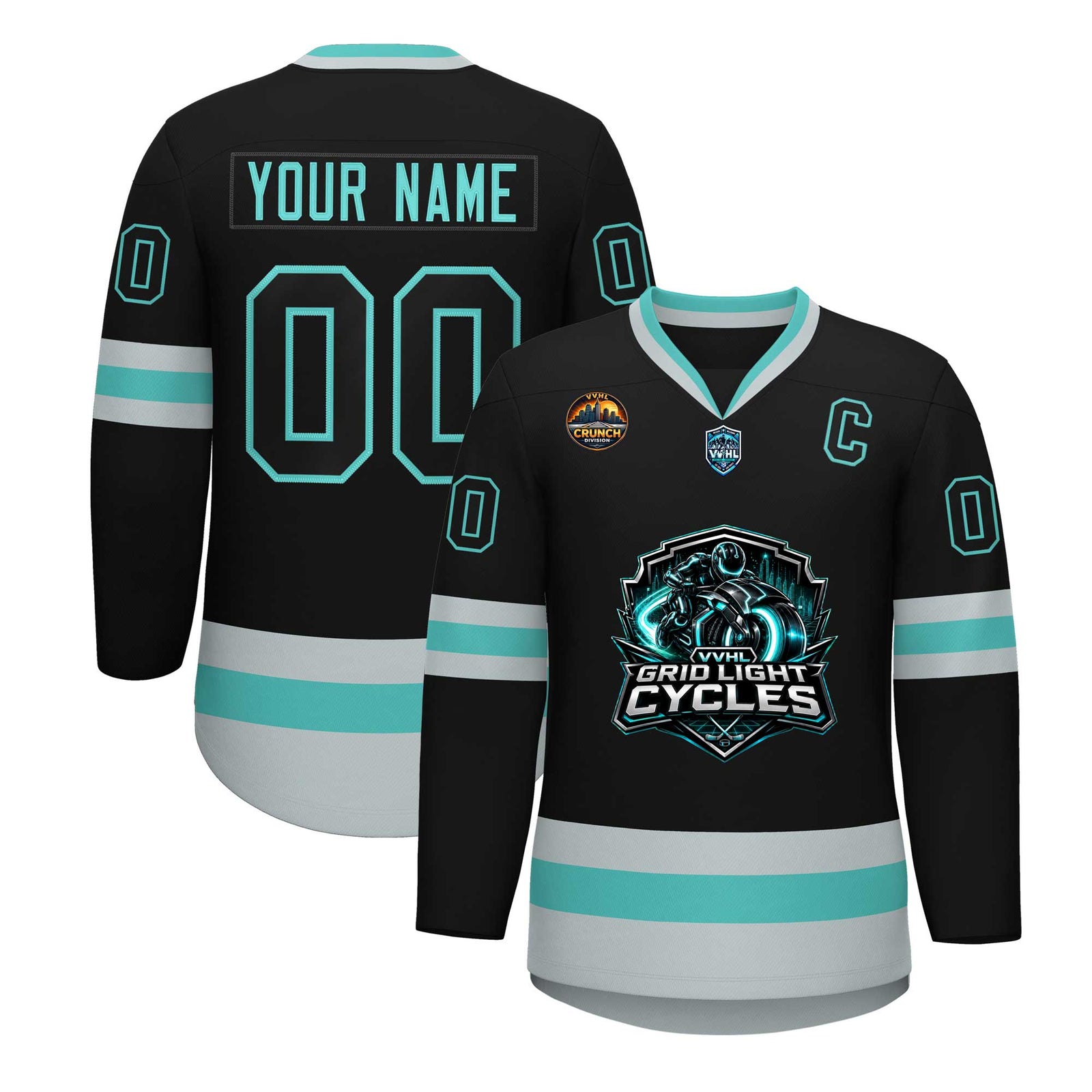 VVHL S11 Grid Light Cycles Hockey Jersey
