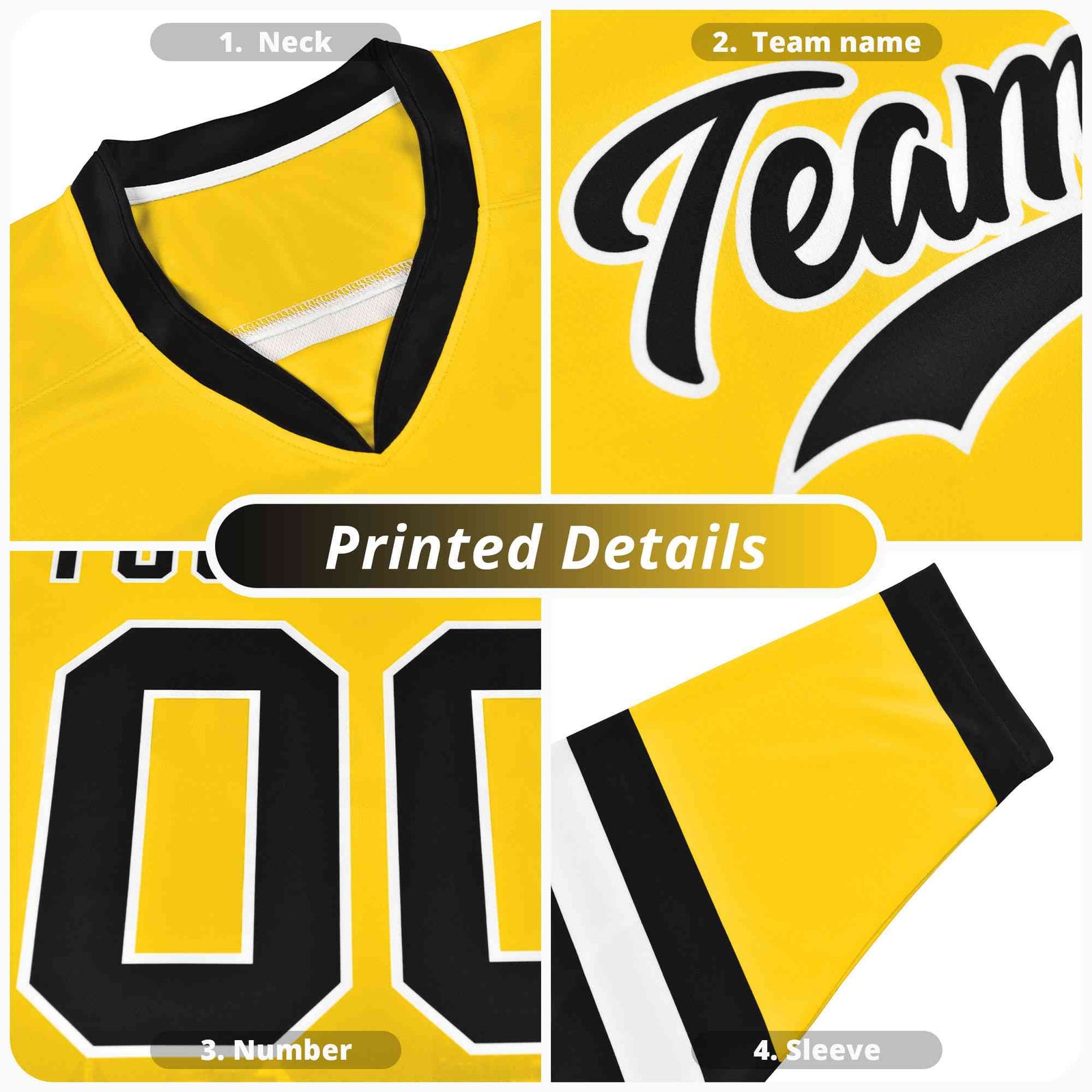 Custom Pink White Ice Cream Pattern Personalized V-Neck Hockey Jersey