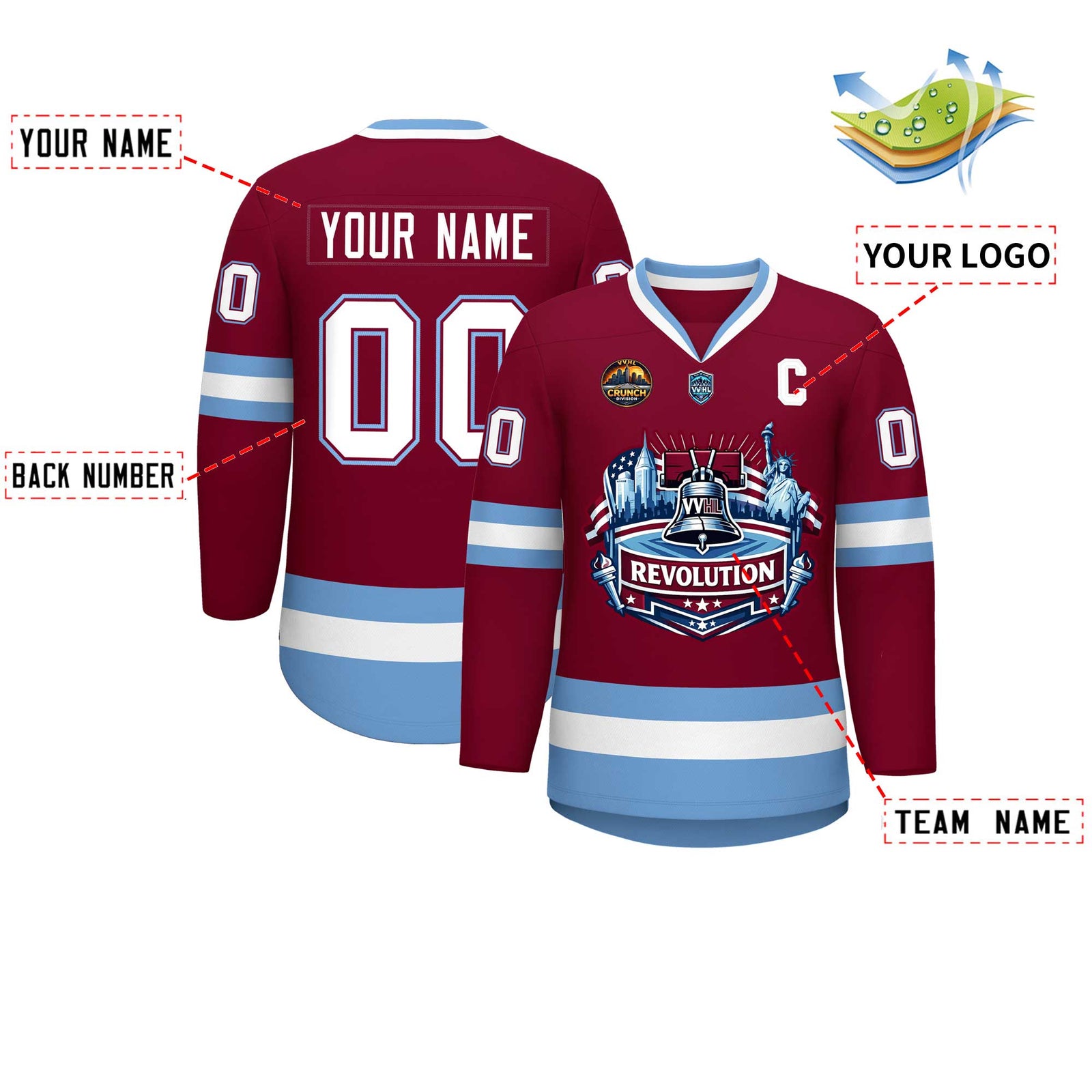 VVHL S10 REVOLUTION Hockey Jersey