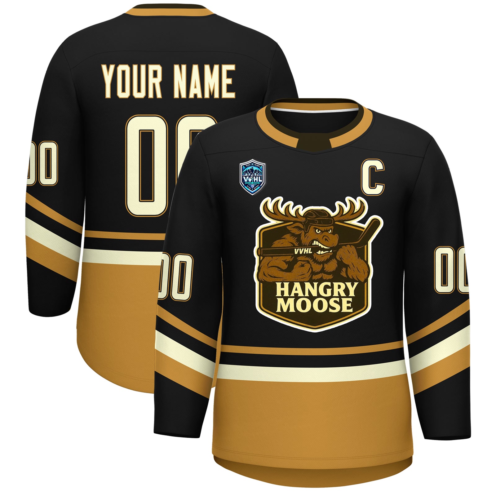 VVHL S8 Custom HANGRY MOOSE Hockey Jersey