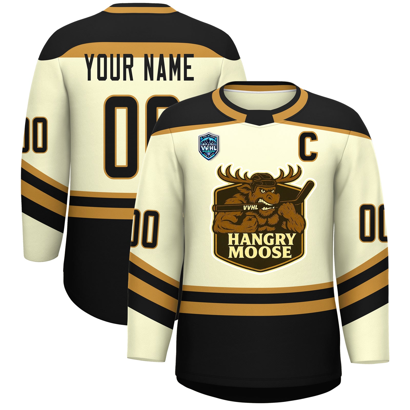 VVHL S8 Custom HANGRY MOOSE Hockey Jersey