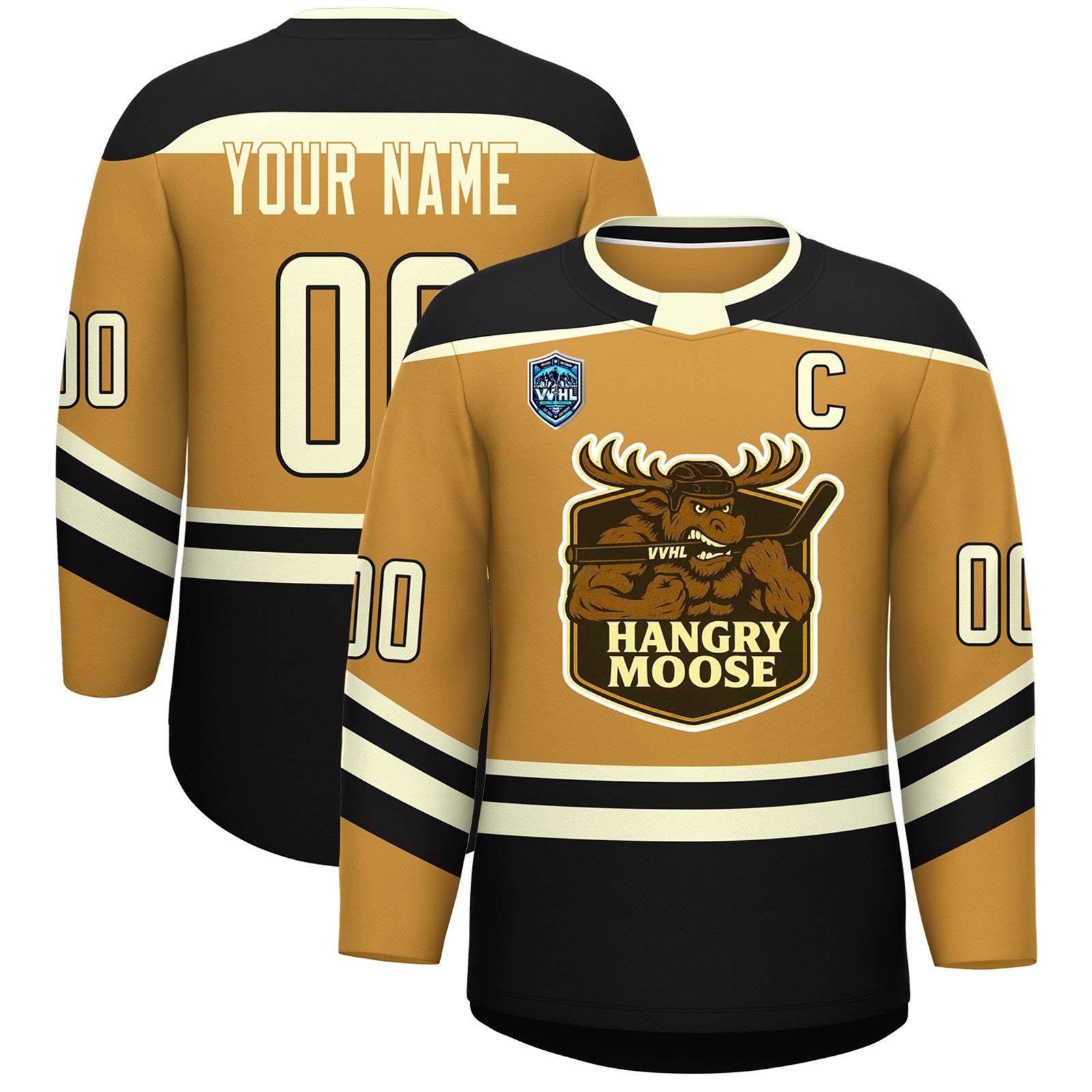 VVHL S8 Custom HANGRY MOOSE Hockey Jersey