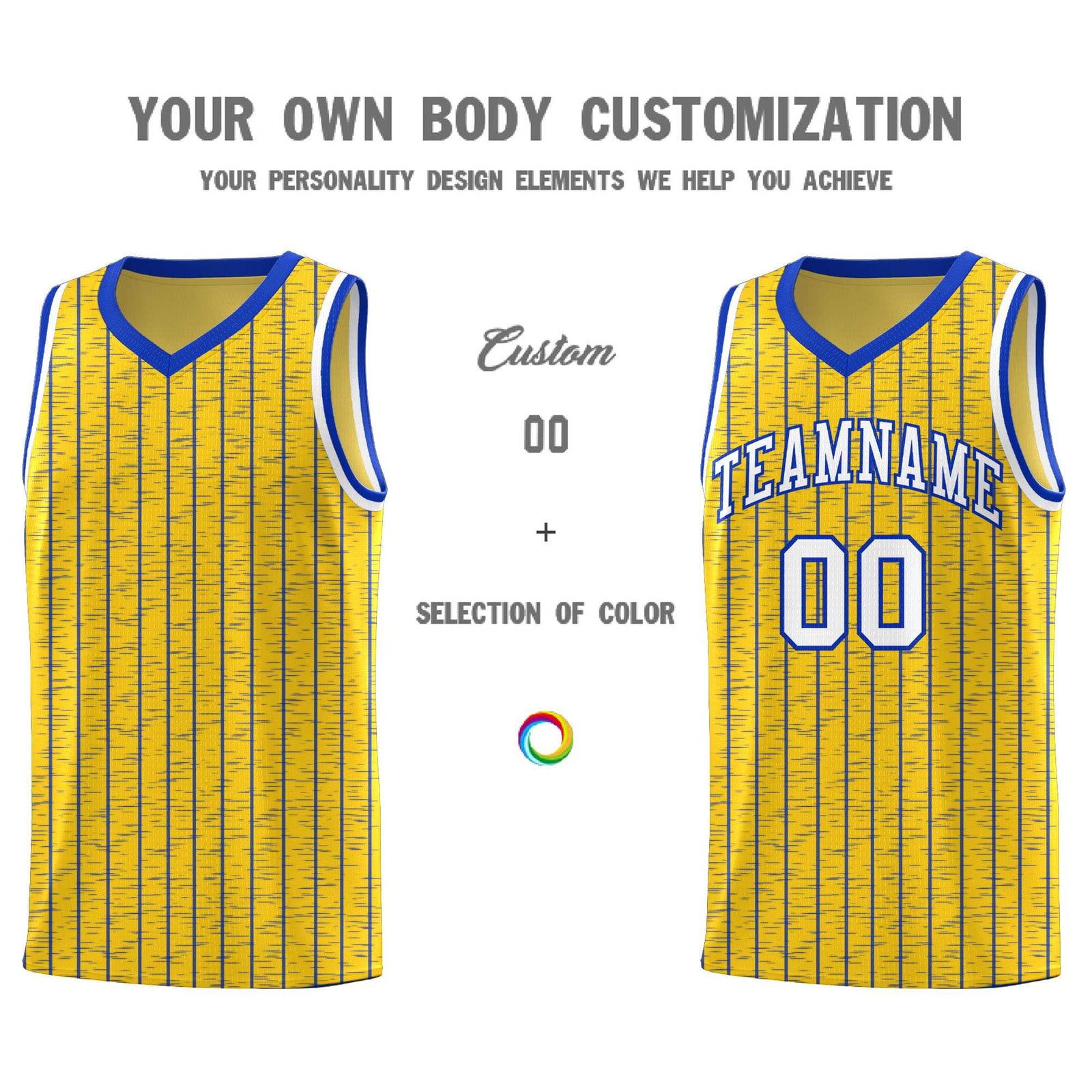 Custom Gold Custom Gray Pinstripe Retro Sets Uniform Basketball Jersey