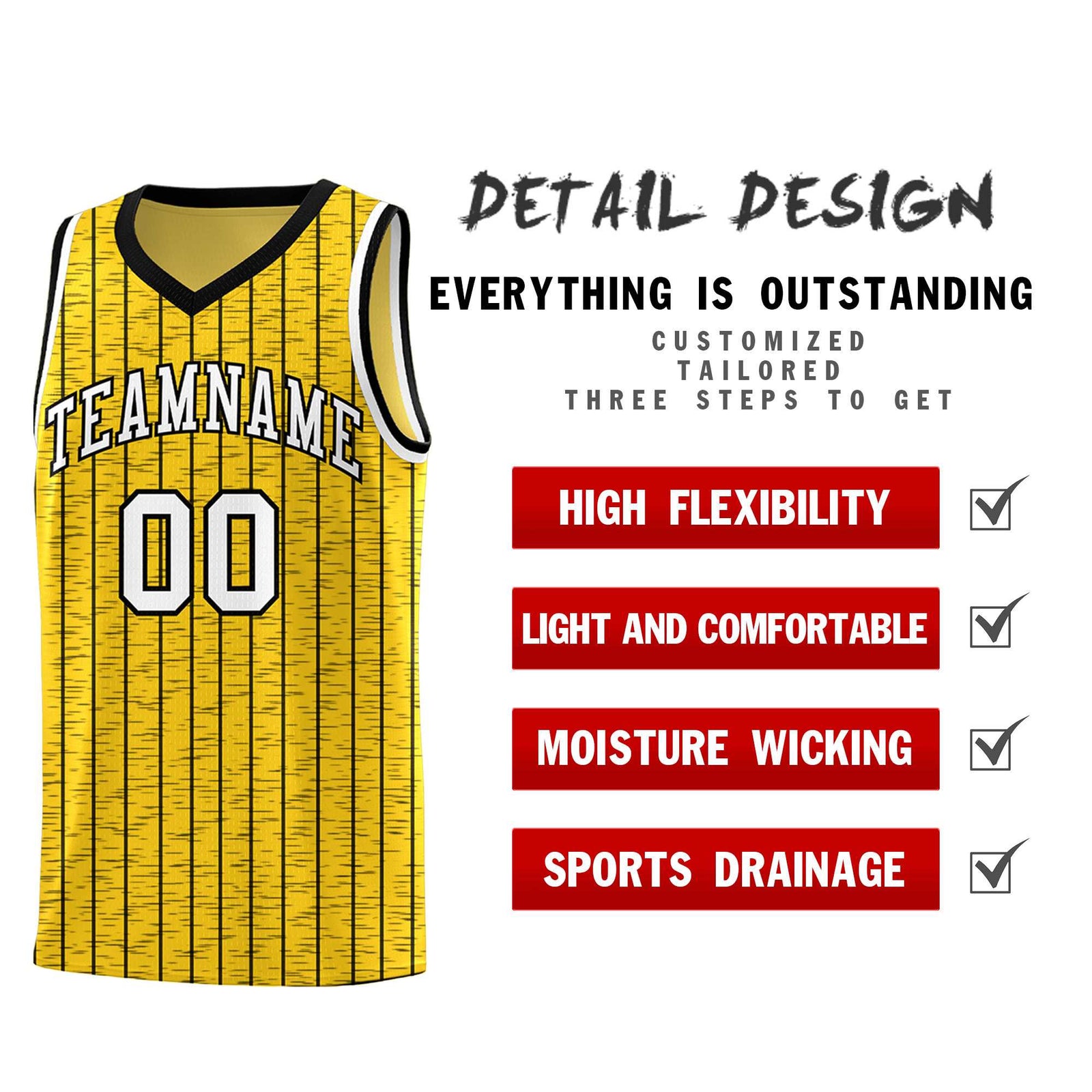 Custom Gold Custom Gray Pinstripe Retro Sets Uniform Basketball Jersey