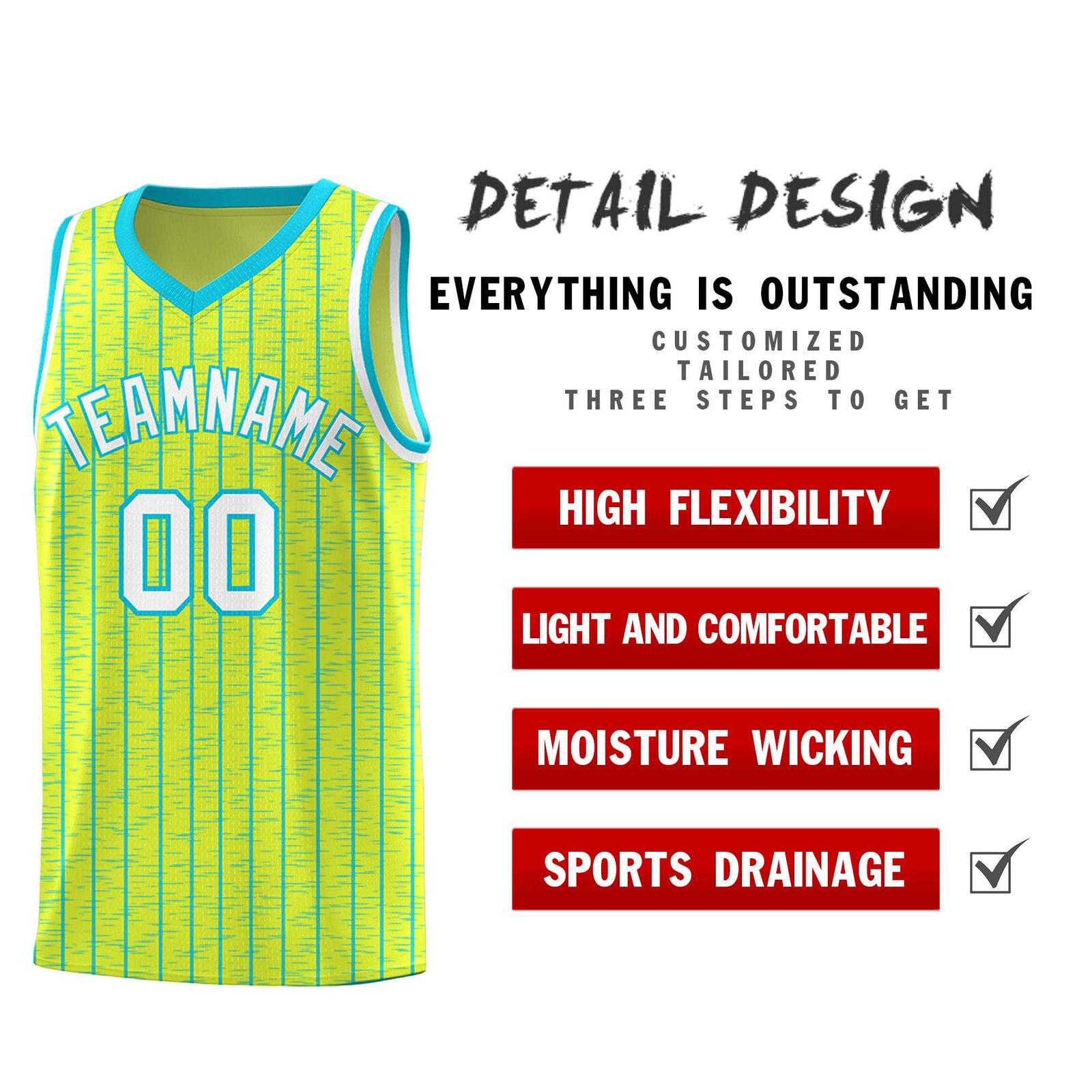 Custom Fluorescent Green Custom Gray Pinstripe Retro Sets Uniform Basketball Jersey