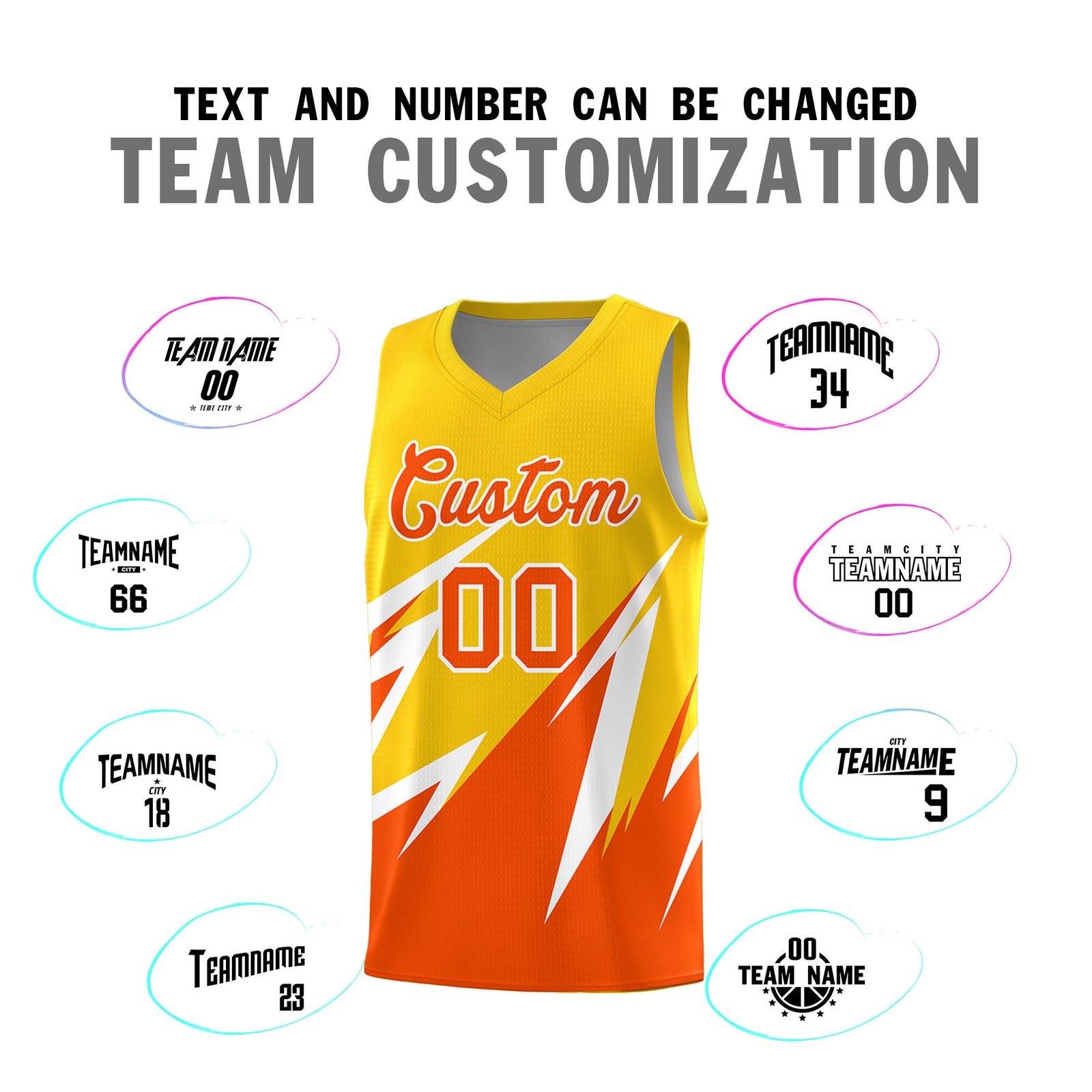Custom Gold Abstract Mountain Pattern Sports Uniform Basketball Jersey