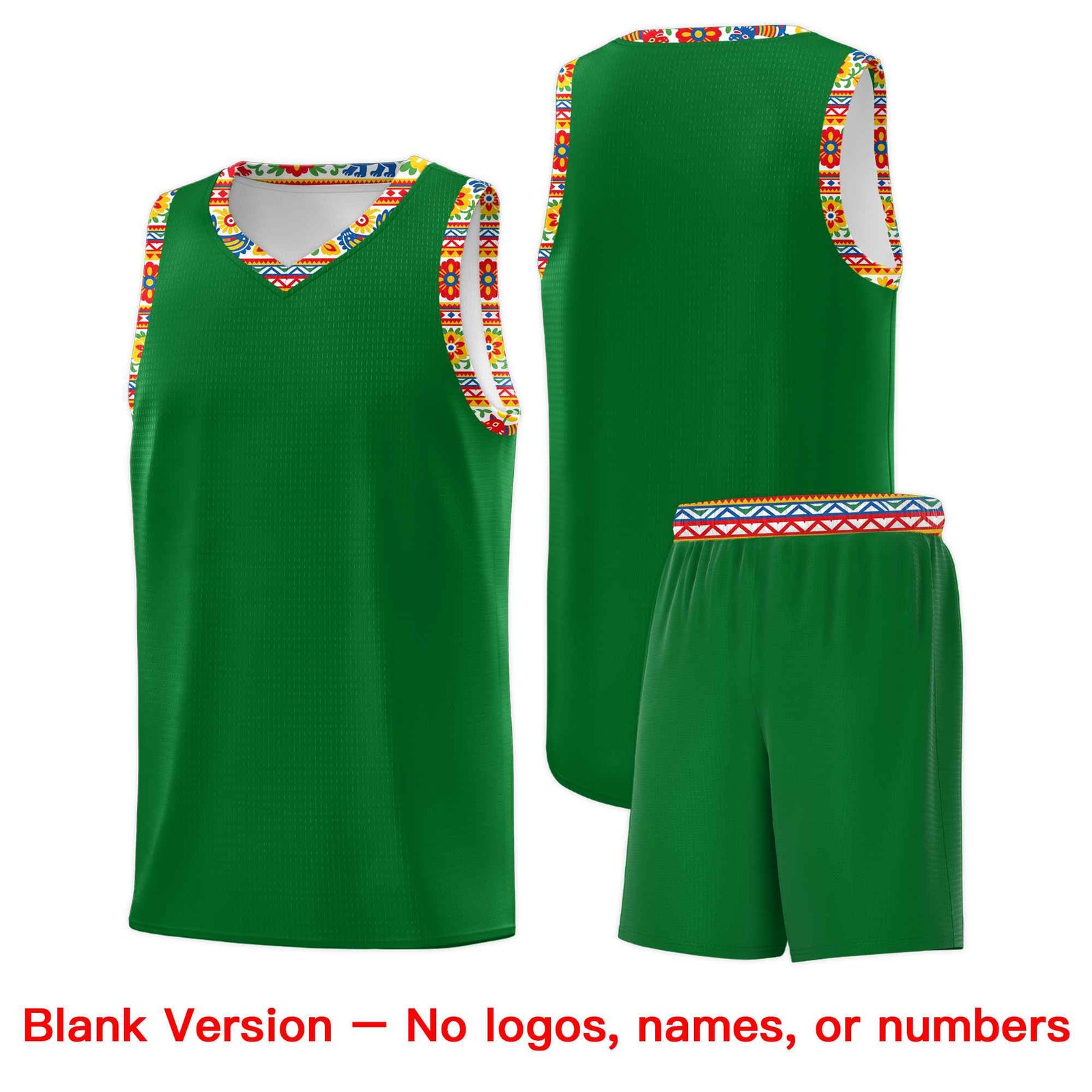 Custom White Orange Mexican Colors Graffiti Patterns Lightweight Uniform Basketball Jersey