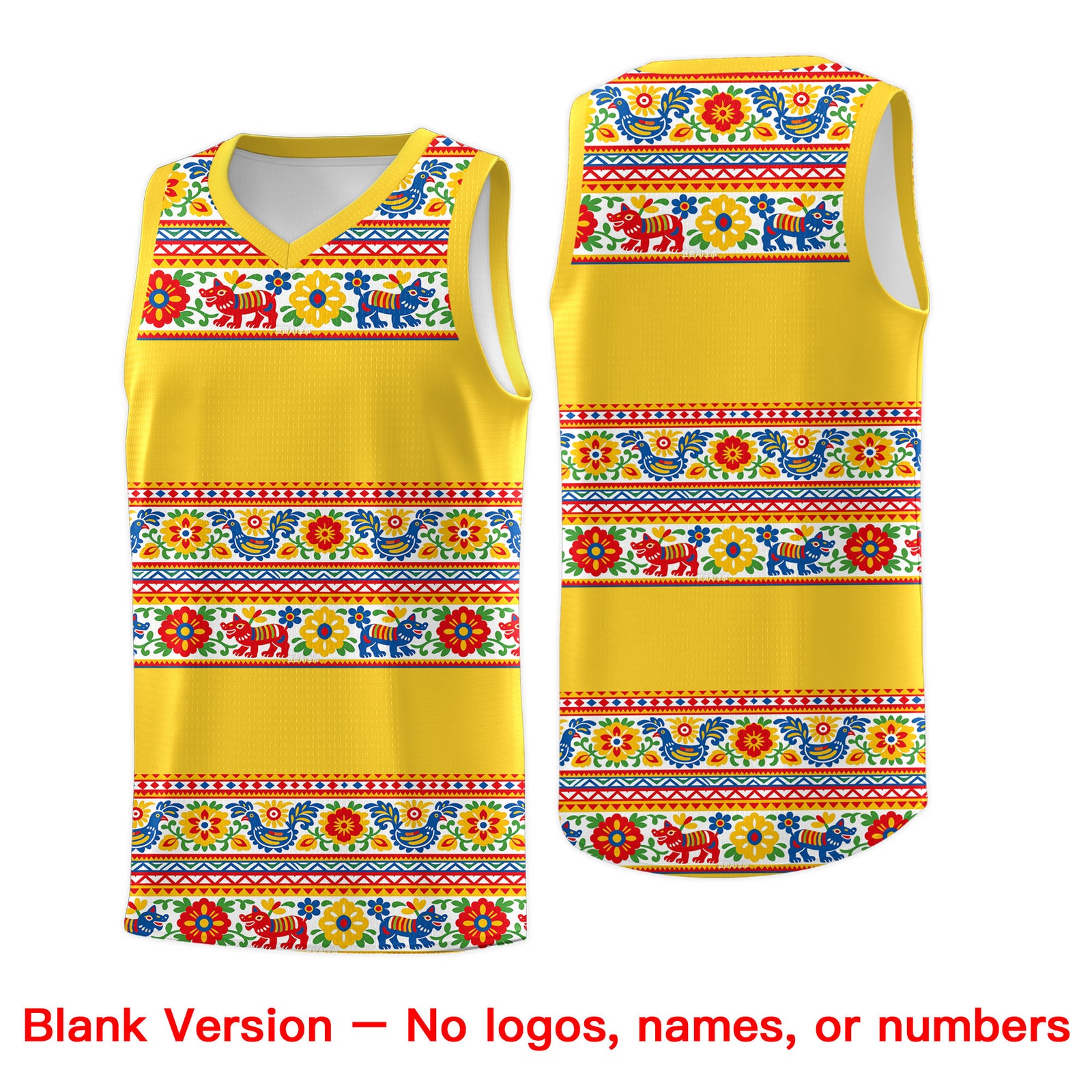 Custom White Orange Mexican Colors Graffiti Patterns Lightweight Uniform Basketball Jersey