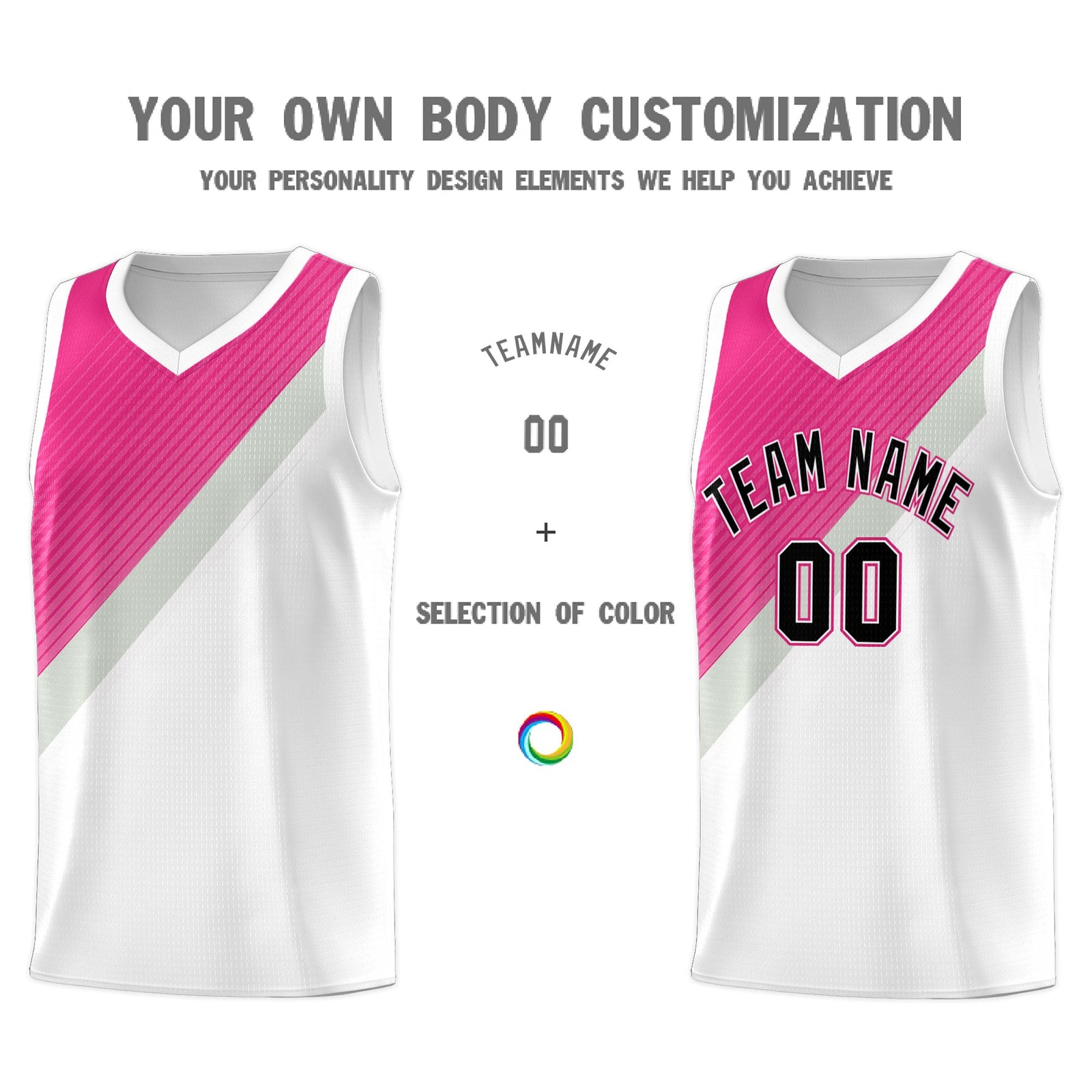 Custom White Sky Blue Gray Diagonal Stripes Color Block Sets Basketball Jersey | For Men,Perfect for Teams,Perfect for Coaches,Sublimation Printed,For Kid,For Youth | KXKSHOP