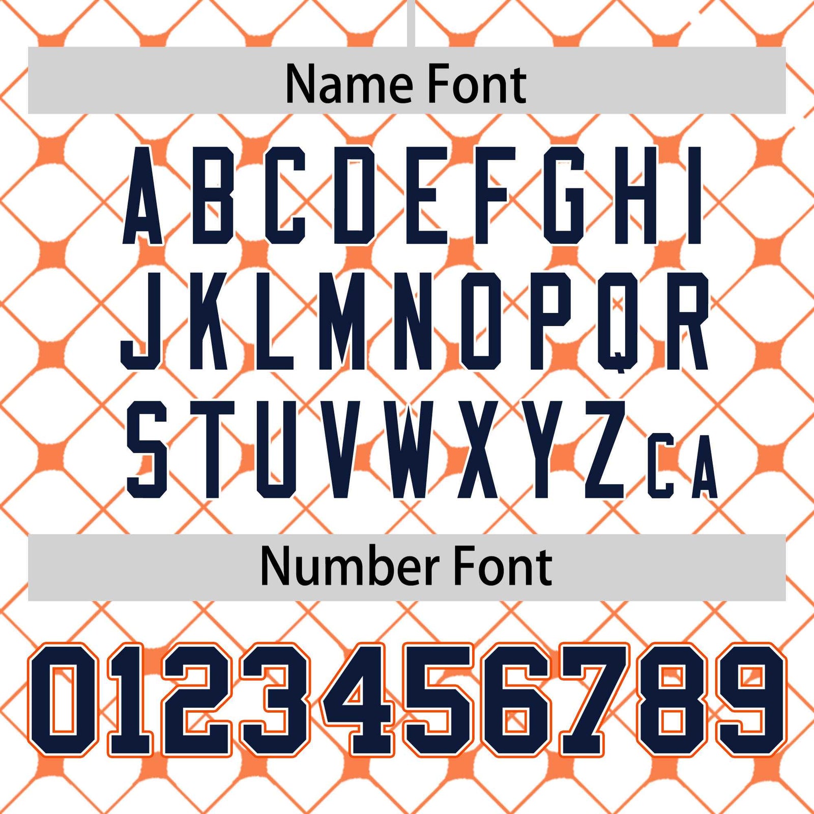 Custom White-Orange Plaid Design Authentic Baseball Jersey