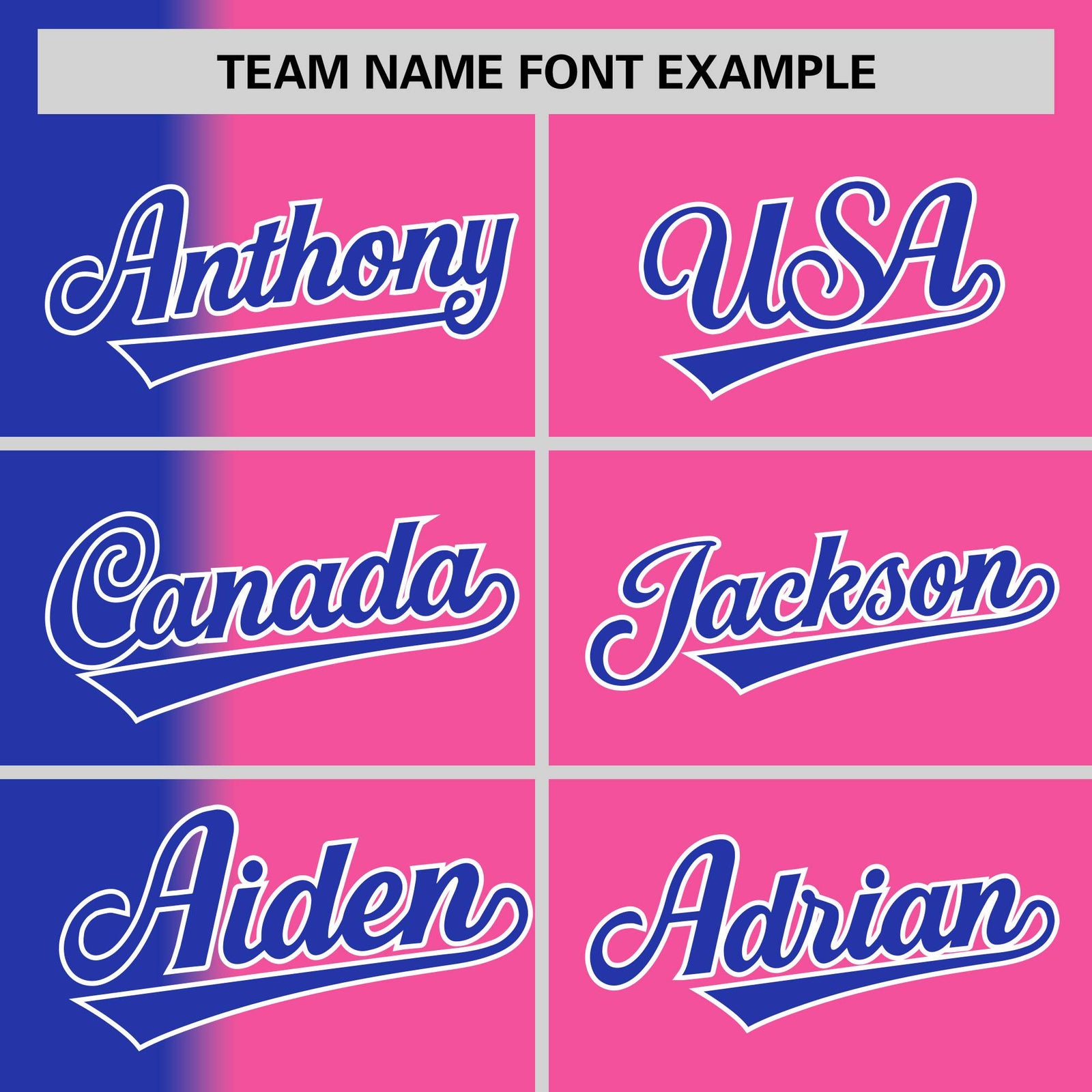 Custom Pink Royal Pinstripe Personalized Gradient Authentic Baseball Jersey