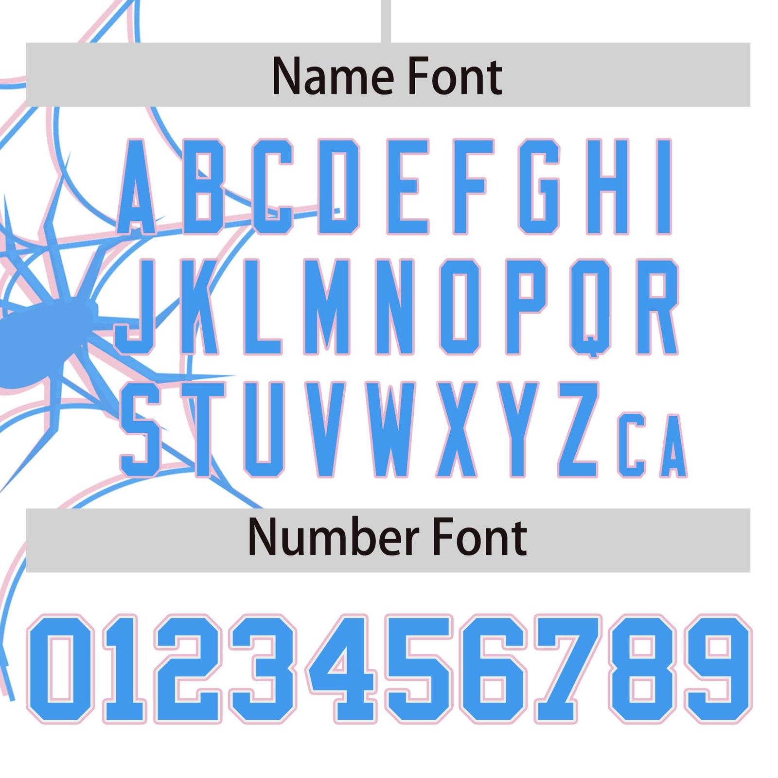 Custom White-Powder Blue Spider Web Pattern Raglan Sleeves Authentic Baseball Jersey