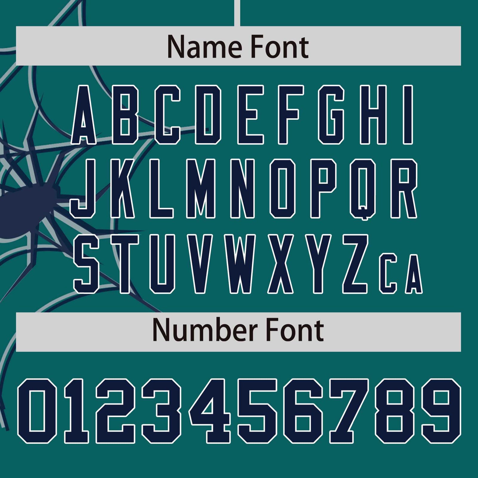 Custom Aqua-Navy Spider Web Pattern Raglan Sleeves Authentic Baseball Jersey