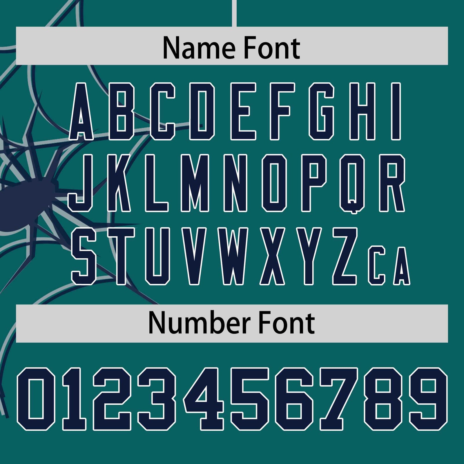 Custom Aqua-Navy Spider Web Pattern Raglan Sleeves Authentic Baseball Jersey