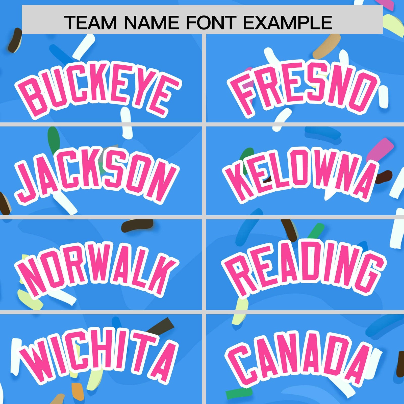 Custom Powder Blue Ice Cream Cone Graffiti Pattern Fashion Authentic Baseball Jersey