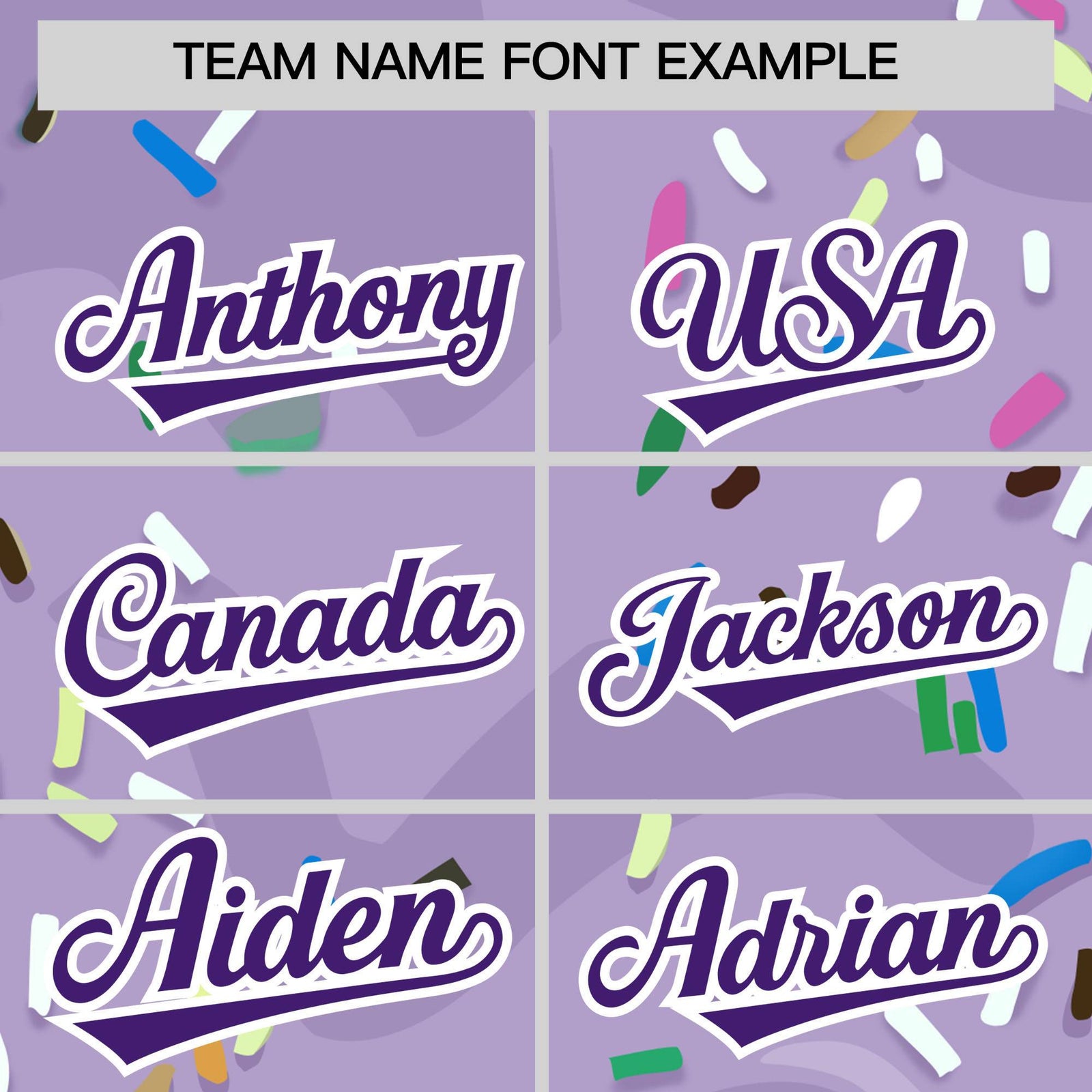 Custom Light Purple Ice Cream Cone Graffiti Pattern Fashion Authentic Baseball Jersey