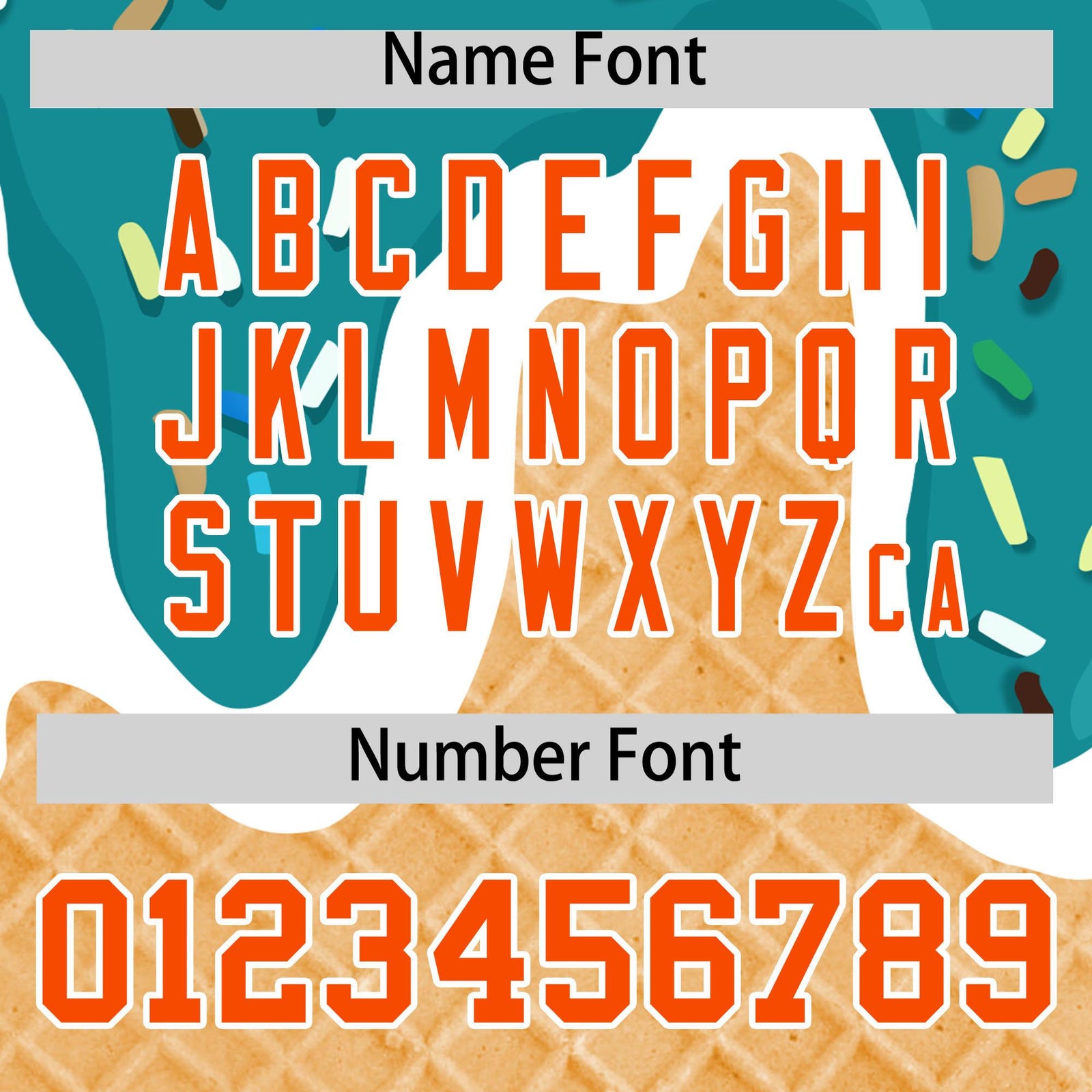 Custom Aqua Ice Cream Cone Graffiti Pattern Fashion Authentic Baseball Jersey